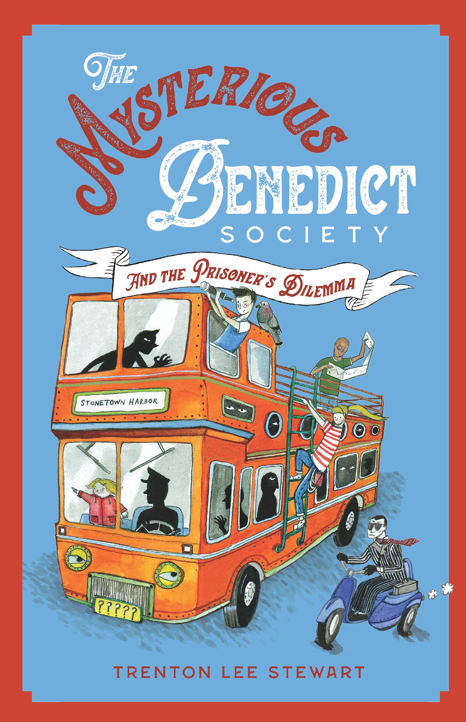 Front cover of the book 'The Mysterious Benedict Society Book 3: The Mysterious Benedict Society and the Prisoner's Dilemma' by Trenton Lee Stewart.