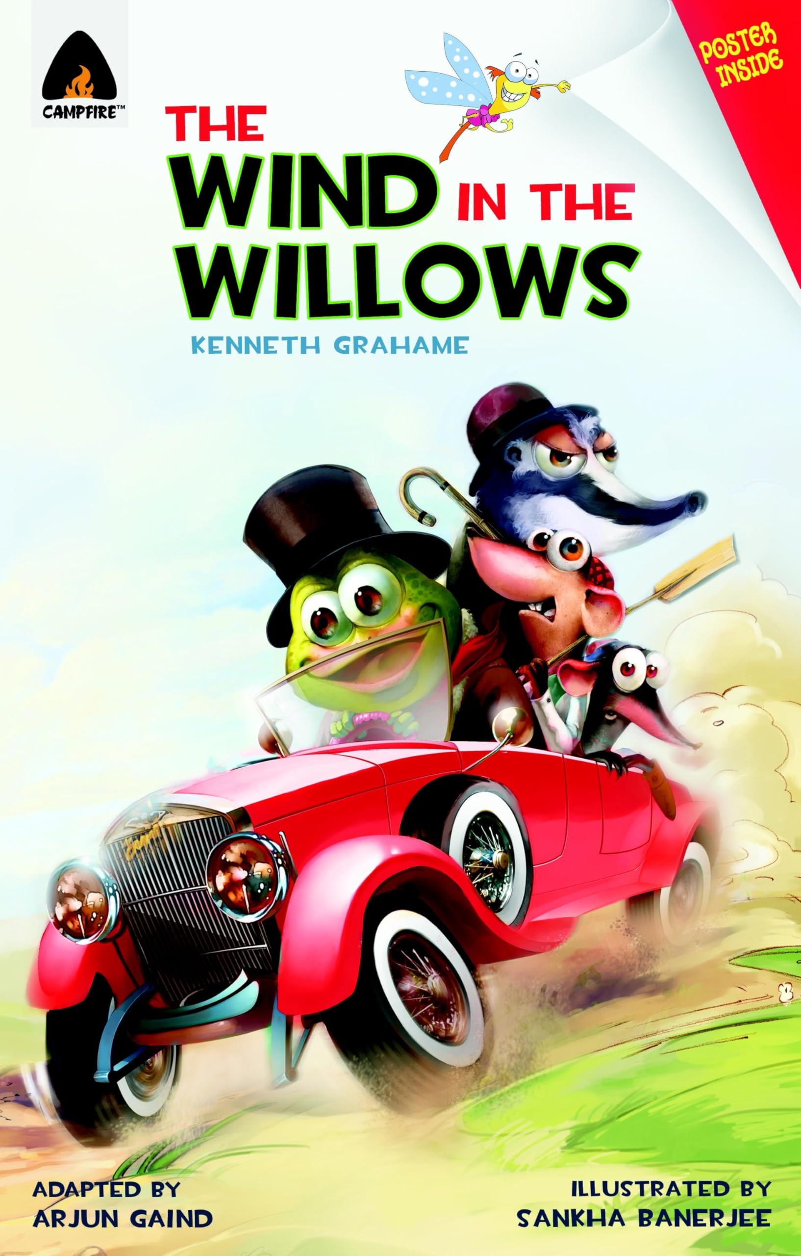 Front cover of the book 'The Wind in the Willows: The Graphic Novel (Campfire Graphic Novels)' by Kenneth  Grahame.