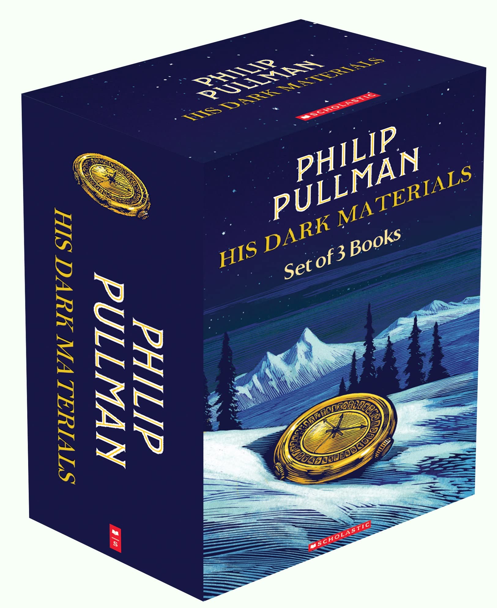 Front cover of the book 'His Dark Materials Trilogy Box Set' by Philip Pullman.