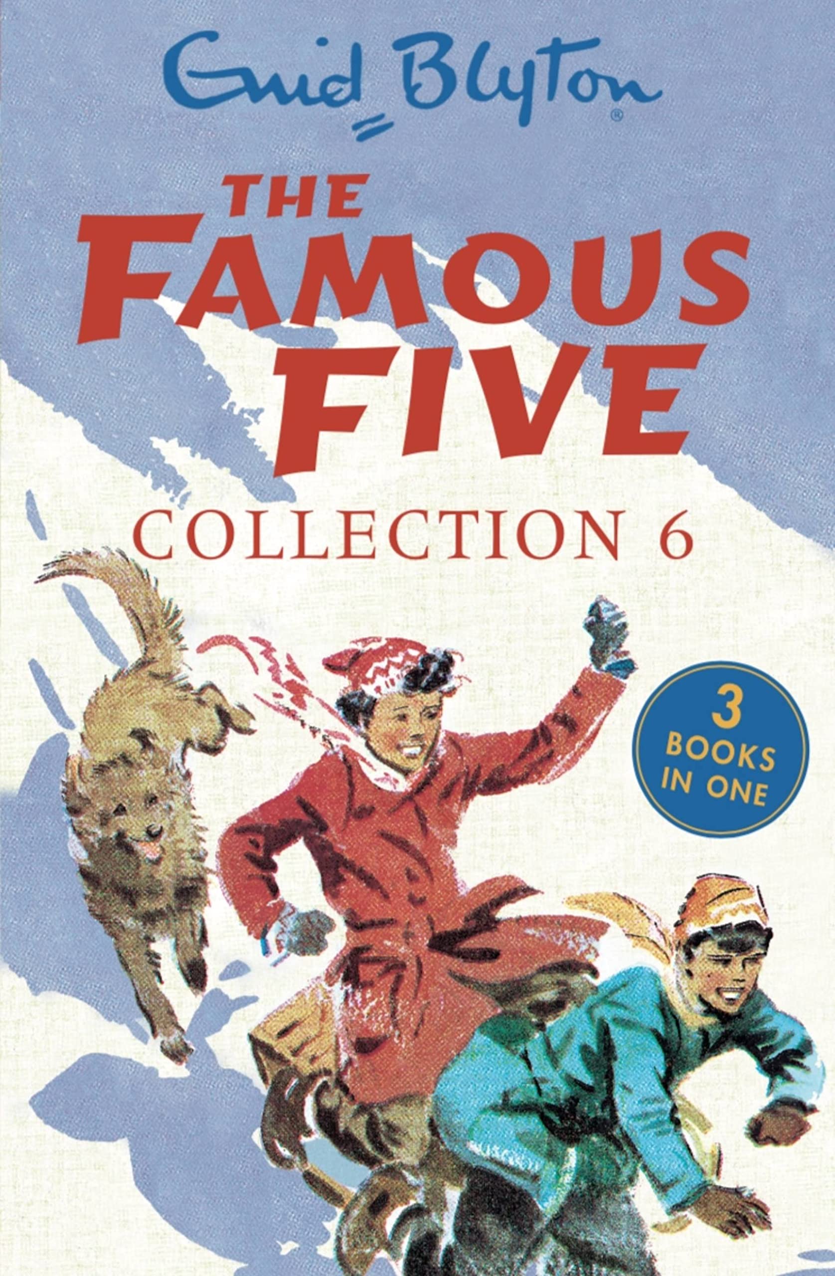 Front cover of the book 'The Famous Five Collection 6: Books 16-18' by Enid Blyton.