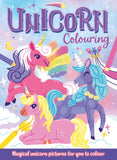 Front cover of the book 'Unicorn Colouring' by Parragon Publishing.