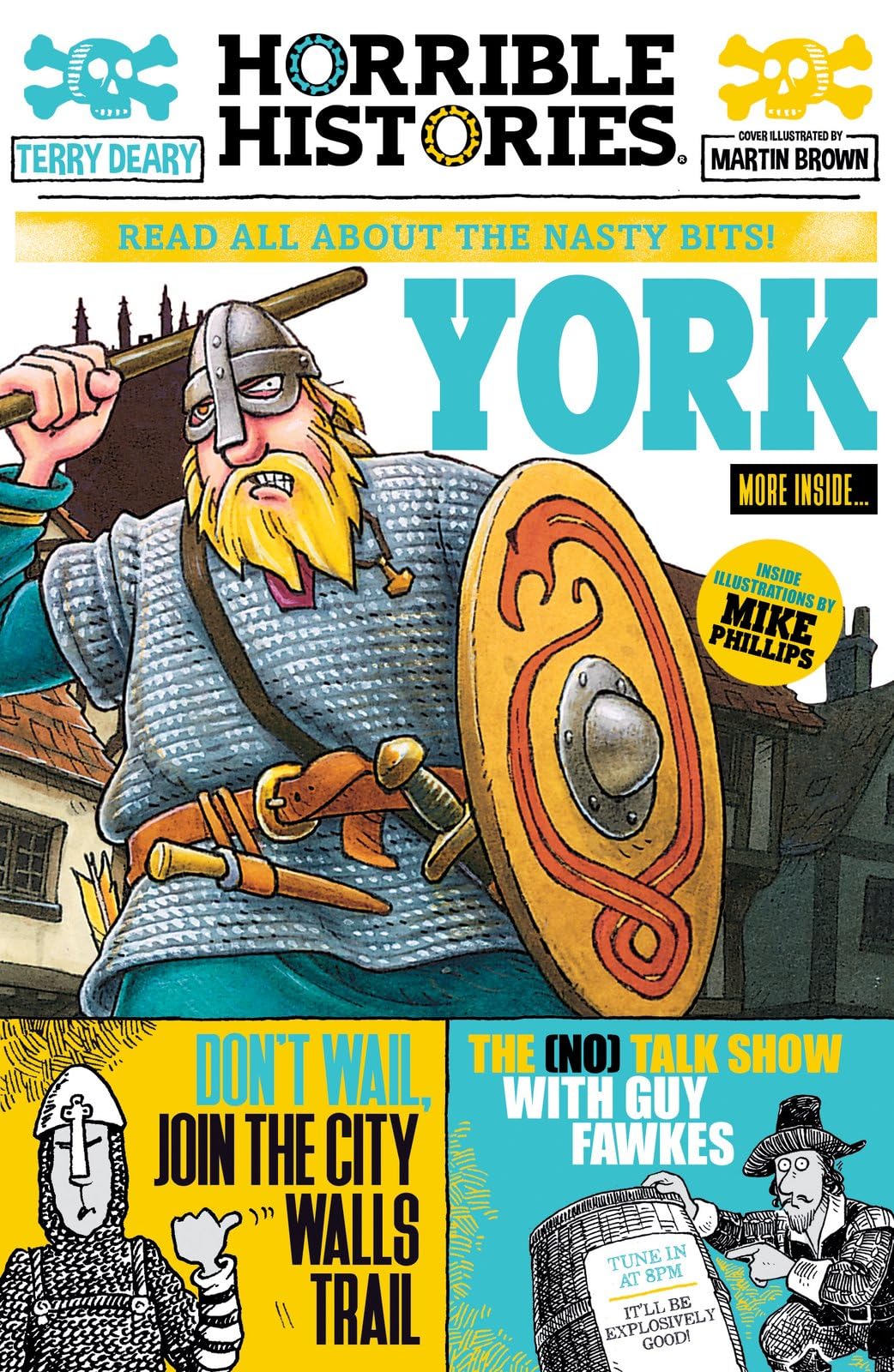 Front cover of the book 'HORRIBLE HISTORIES: YORK' by Terry Deary.