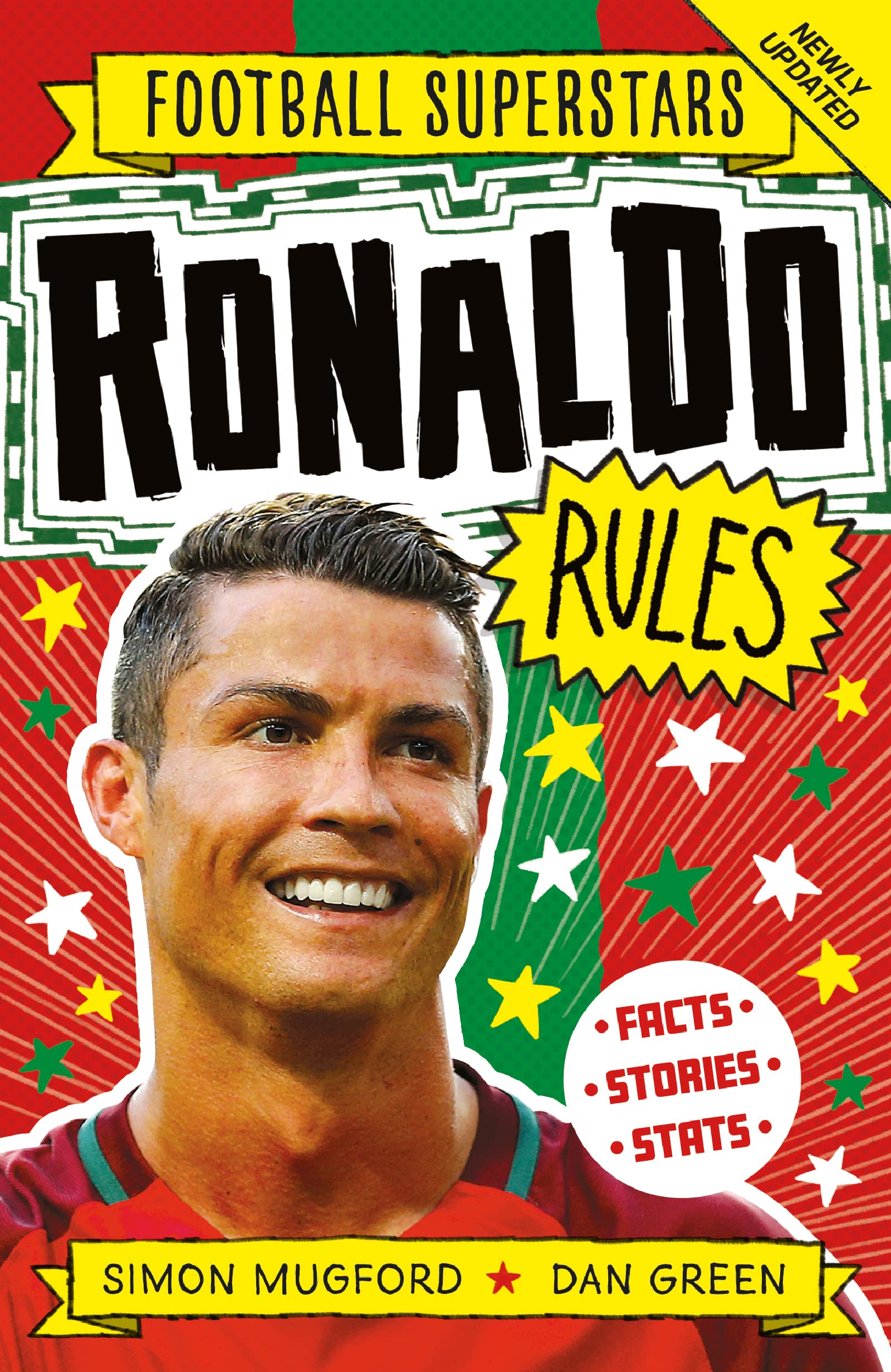 Front cover of the book 'Football Superstars: Ronaldo Rules' by Mugford, Simon.