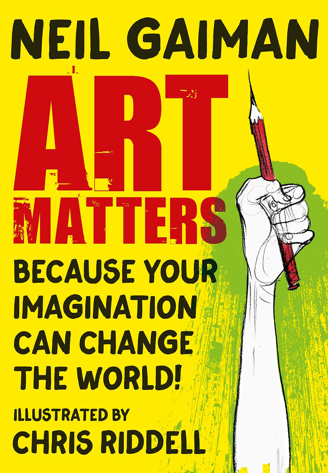 Front cover of the book 'Art Matters' by Chris Riddell.
