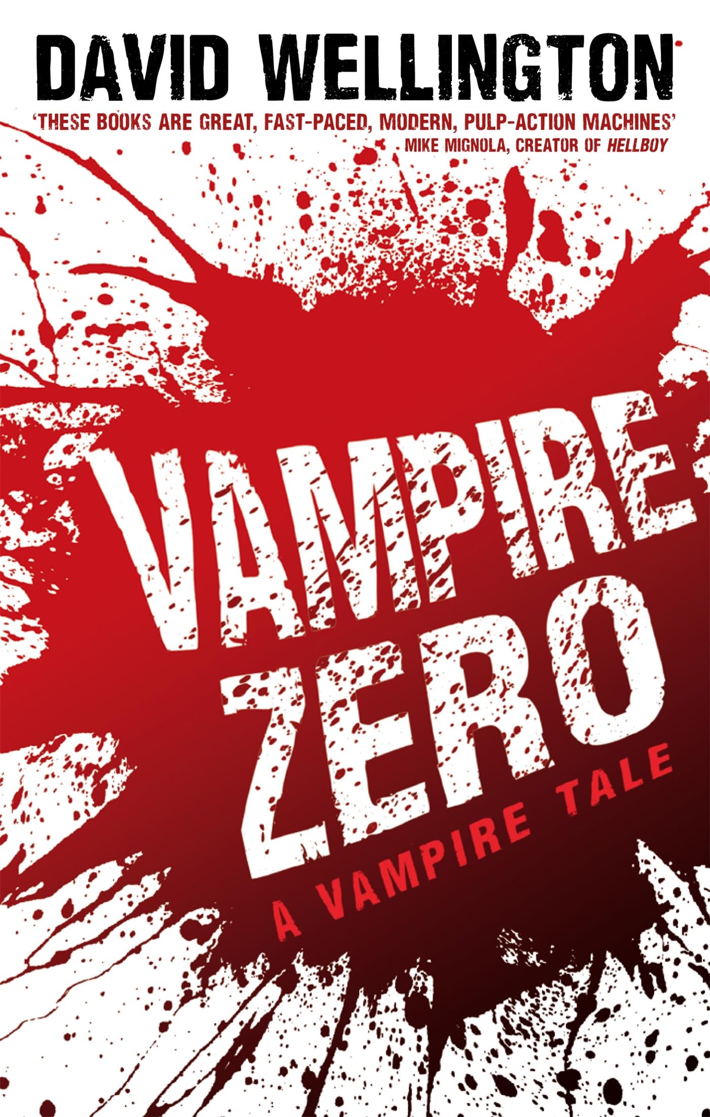 Front cover of the book 'Vampire Zero' by Wellington David.