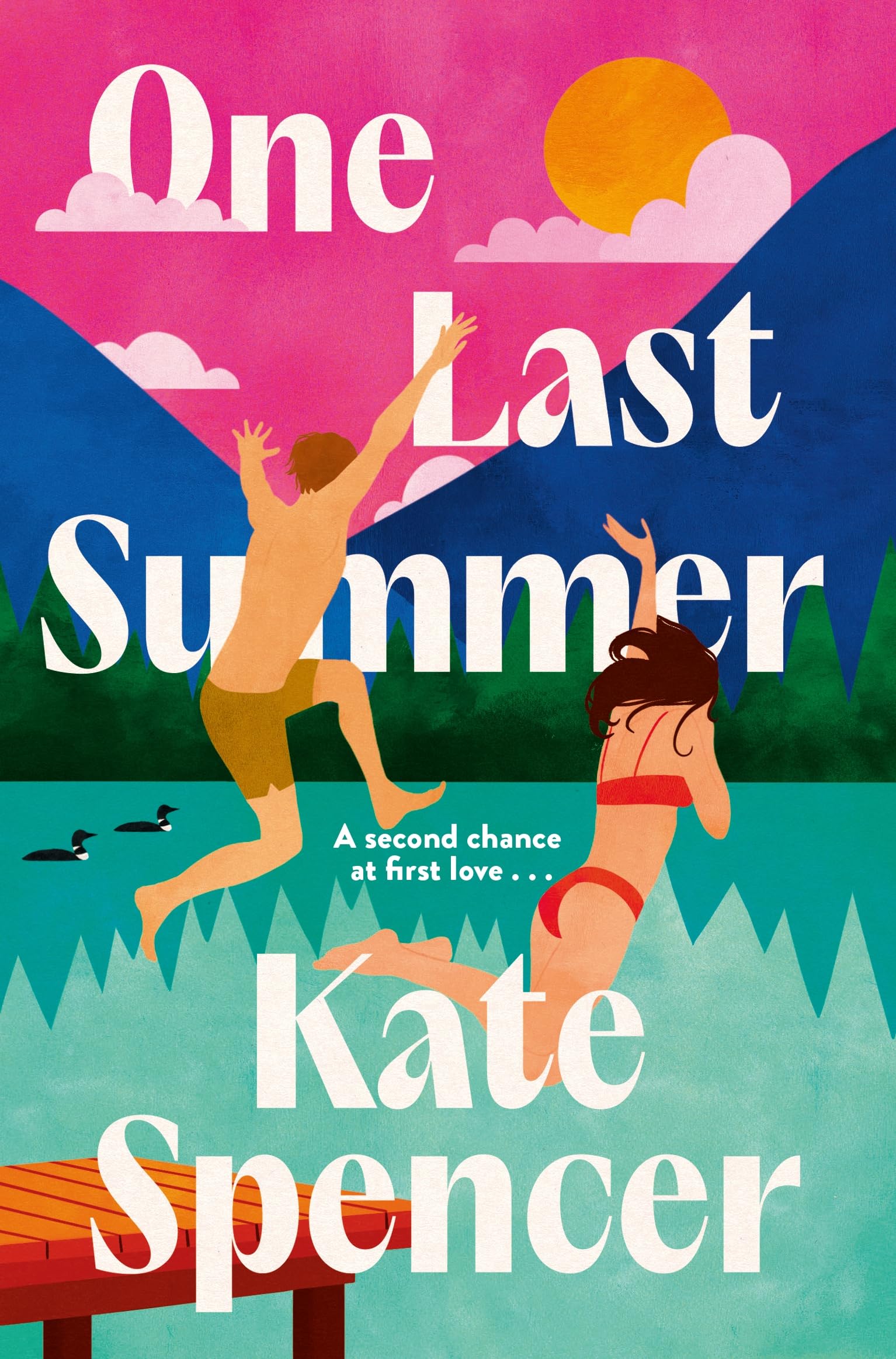 Front cover of the book 'Pan One Last Summer.' by Kate Spencer.