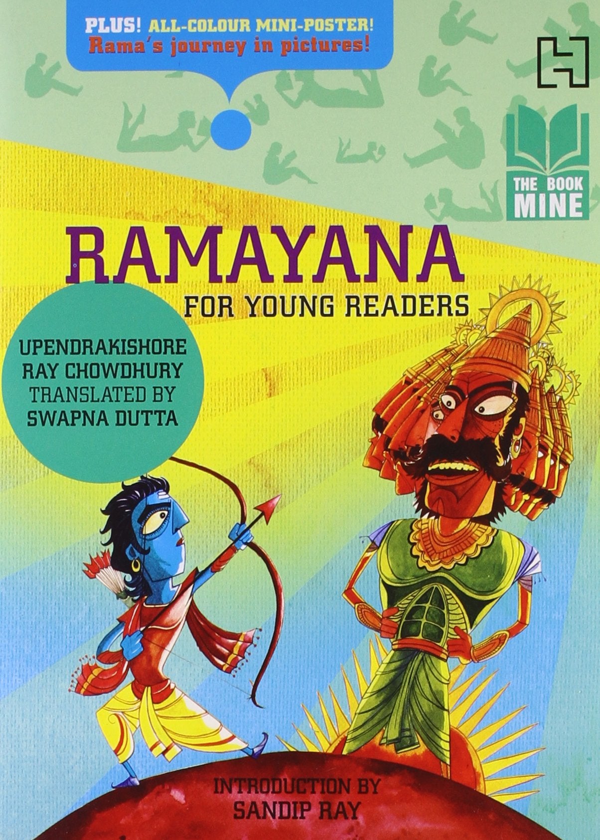 Front cover of the book 'Book Mine Series: Ramayana for Young Readers' by Upendrakishore Ray Chowdhury.