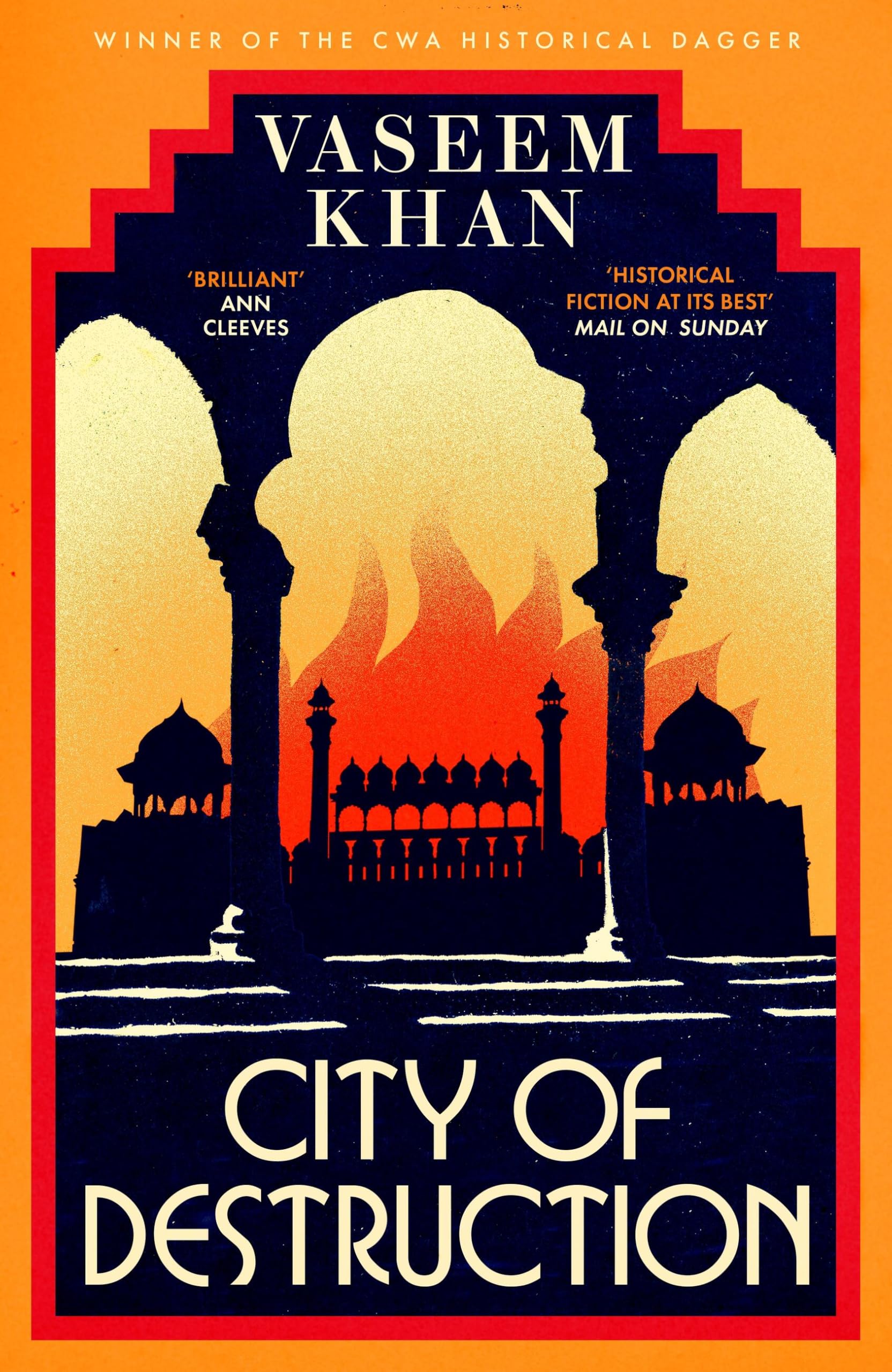 Front cover of the book 'City of Destruction: The gripping and unputdownable new Malabar House mystery' by Vaseem Khan.