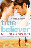 Front cover of the book 'True Believer (Jeremy Marsh)' by Nicholas Sparks.