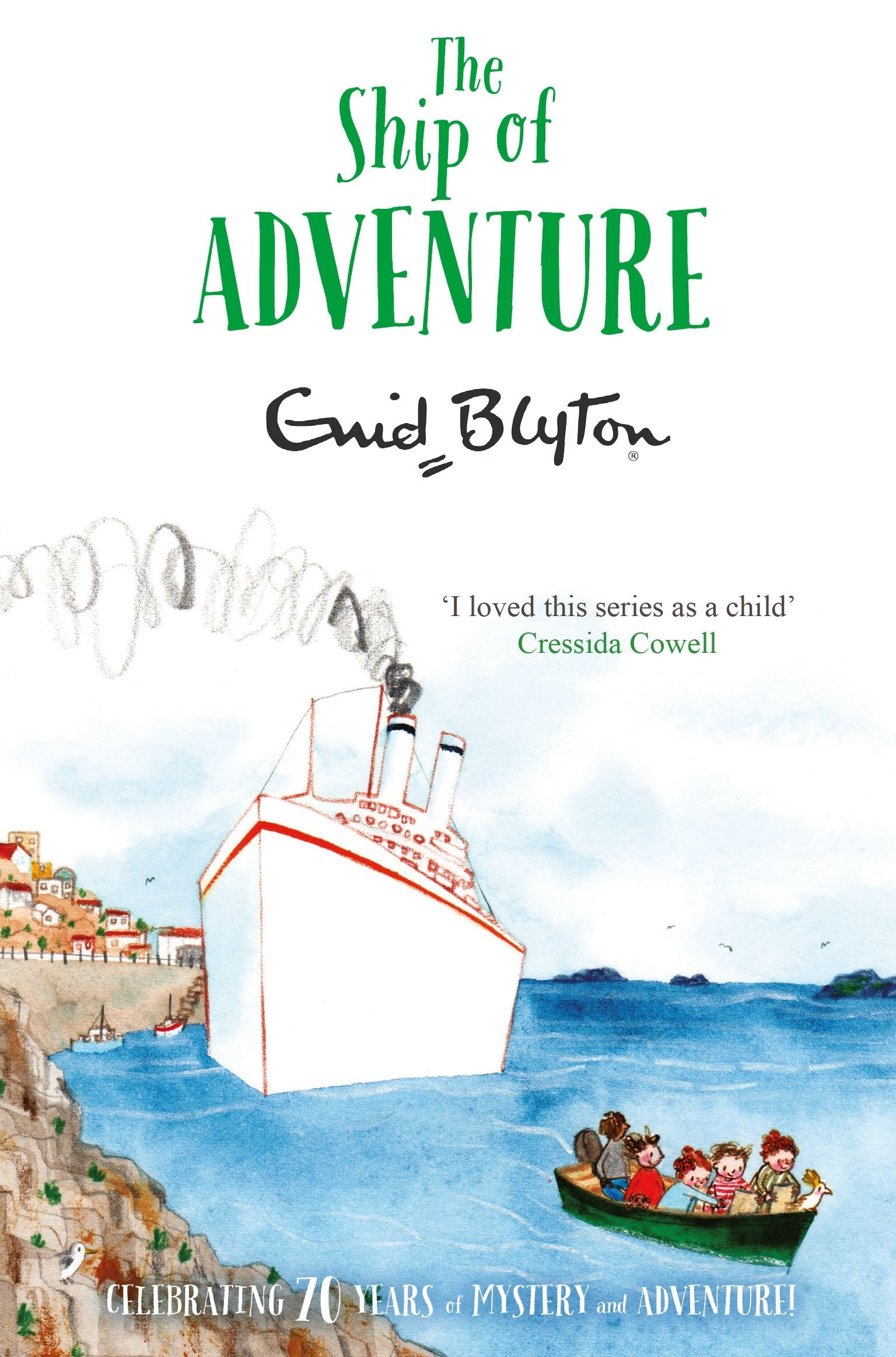 Front cover of the book 'The Ship of Adventure (6) (Adventure series)' by Enid Blyton.