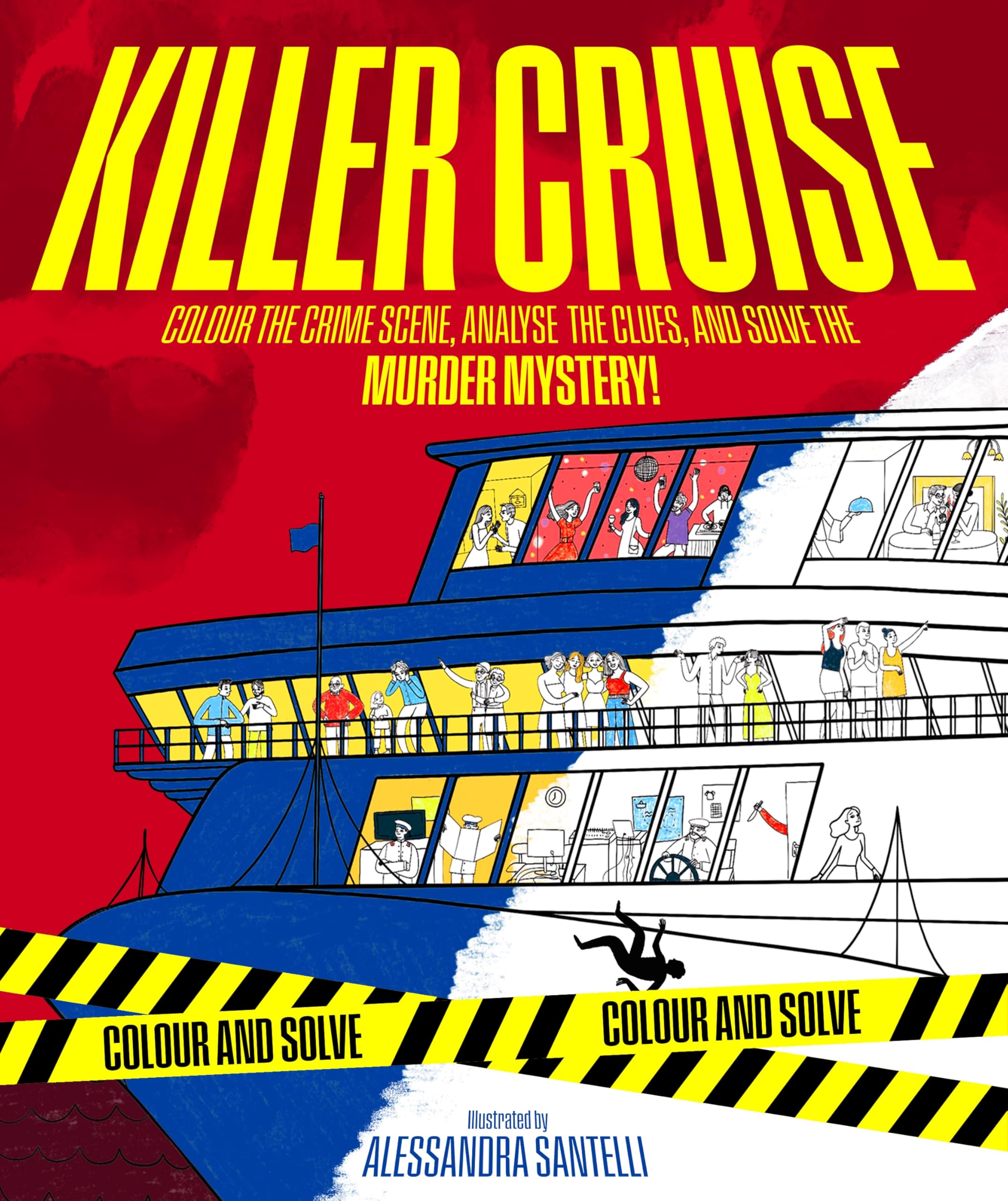 Front cover of the book 'Killer Cruise' by Alessandra Santelli.
