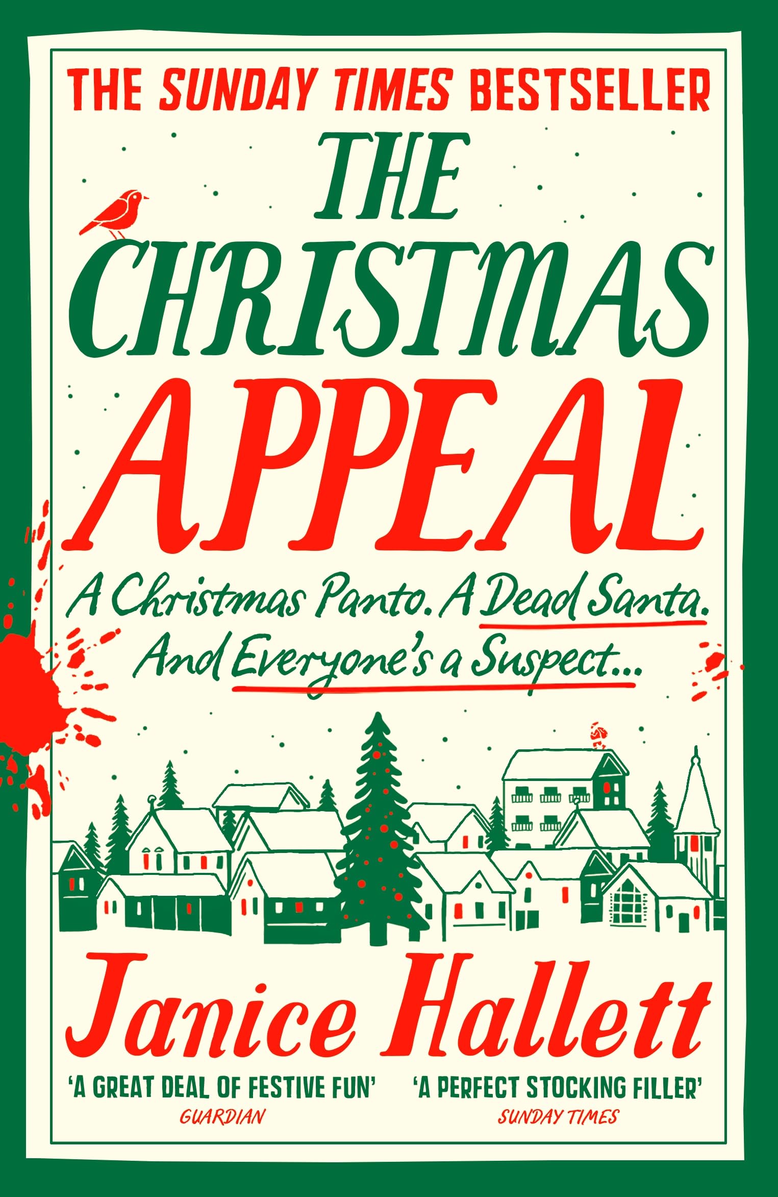 Front cover of the book 'The Christmas Appeal' by Janice Hallett.