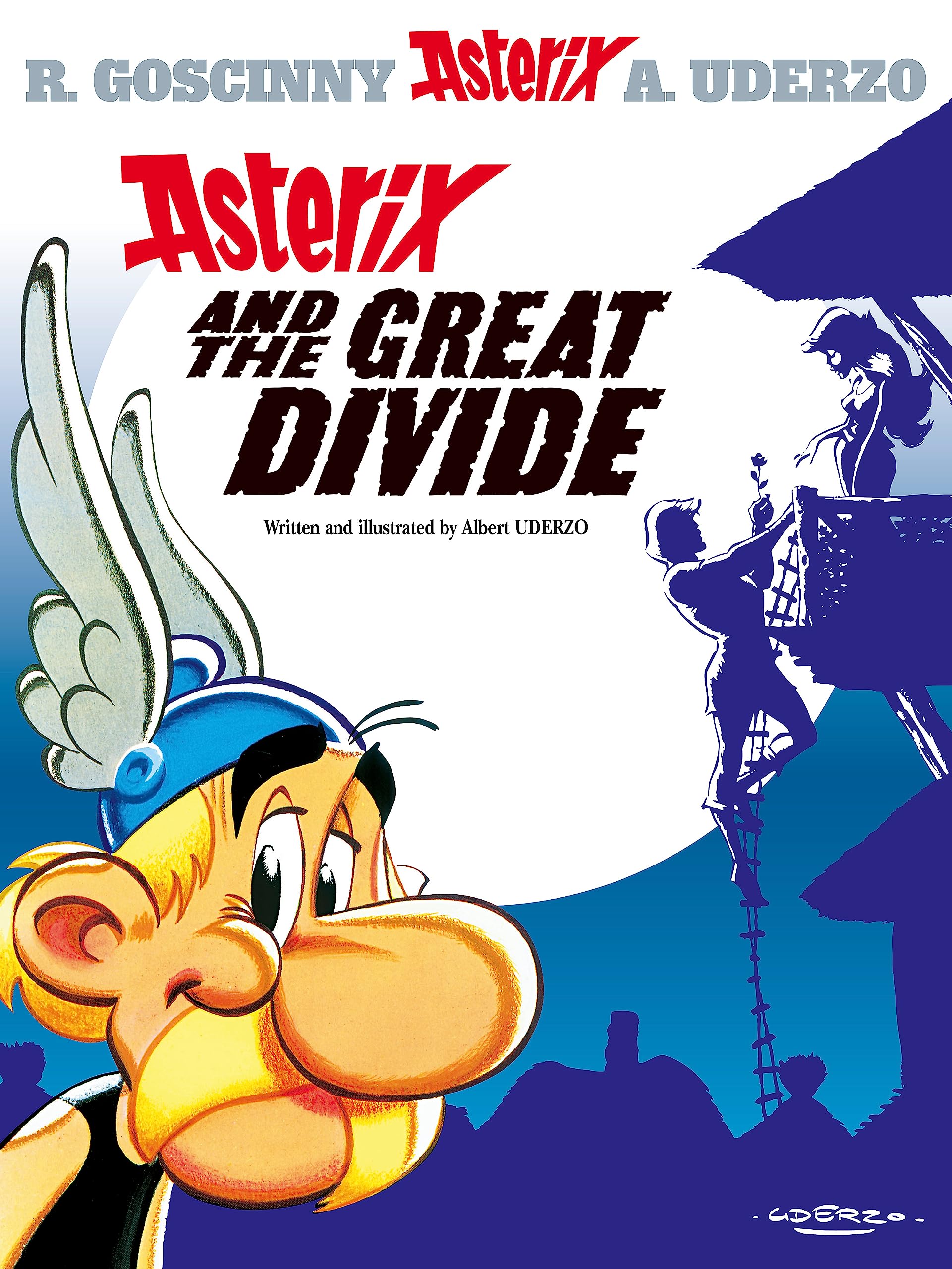 Front cover of the book 'Asterix and the Great Divide: Album #25' by Uderzo Albert.