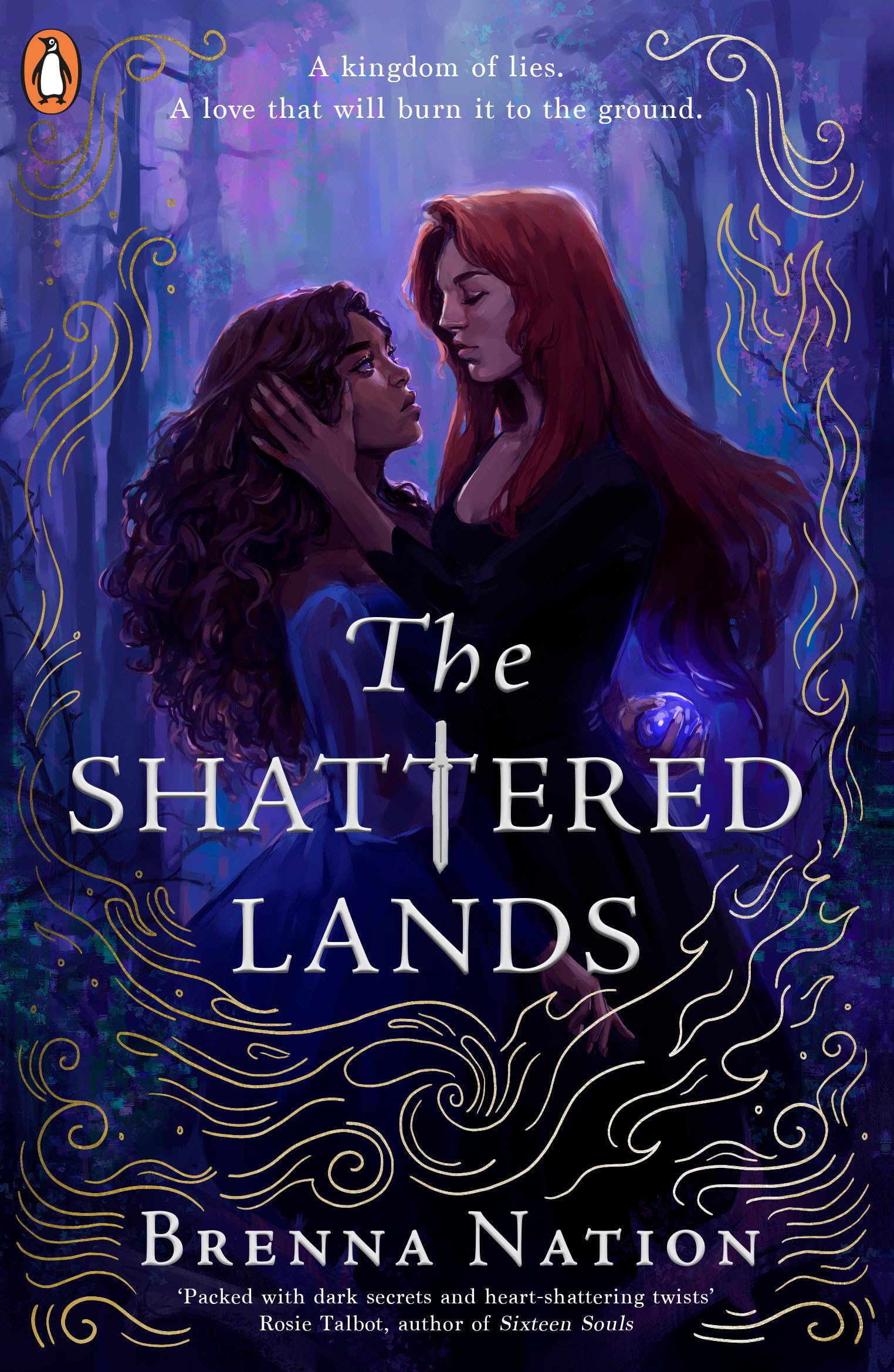 Front cover of the book 'The Shattered Lands' by Nation, Brenna.