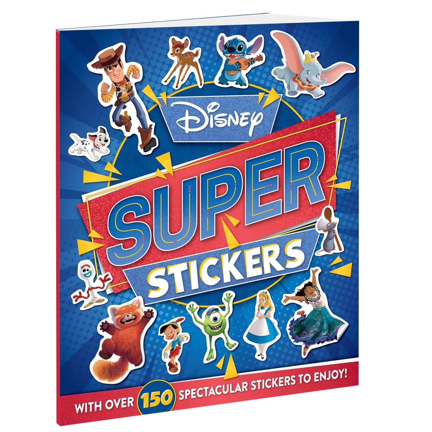 Front cover of the book 'Disney Super:Stickers' by Parragon.