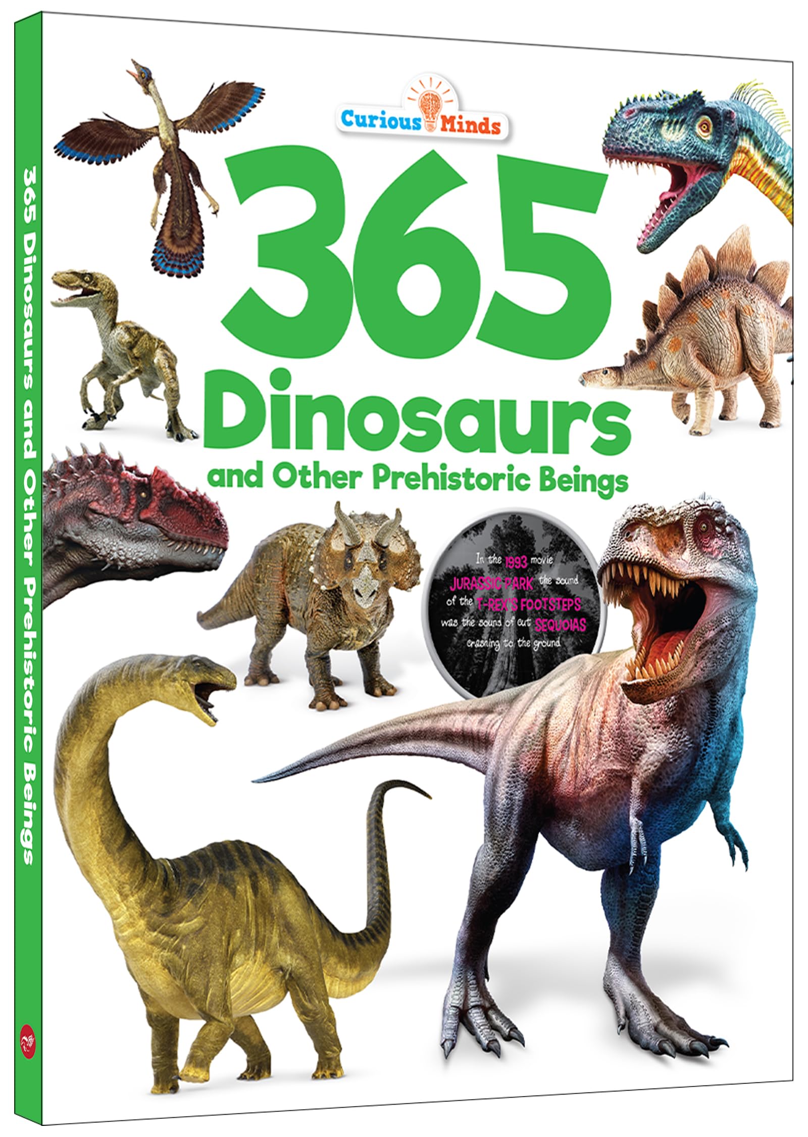 Front cover of the book '365 Facts Amazing Dinosaurs and Other Prehistoric Beings Encyclopedia for Kids 6+ | Fun & Educational Facts About Dinosa' by Na.