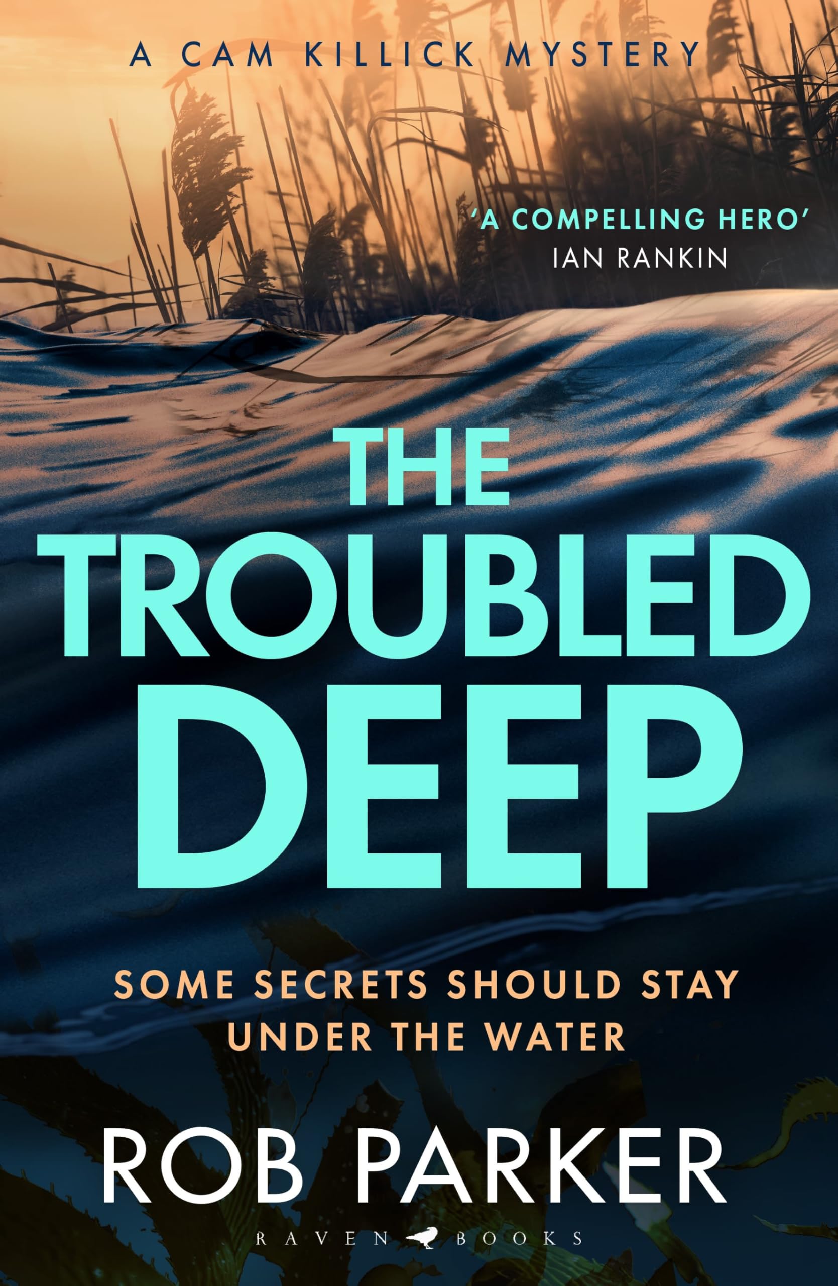 Front cover of the book 'The Troubled Deep: 'The most brilliant Norfolk-set thriller since Elly Griffiths' Ruth Galloway books' Daily Mirror' by Rob Parker.