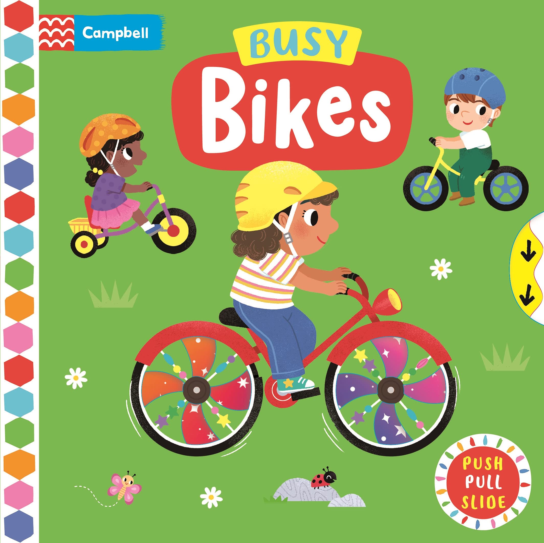 Front cover of the book 'Busy Bikes (Campbell Busy Books, 53)' by Campbell Books.