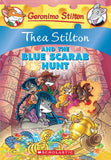 Front cover of the book 'Thea Stilton #11: Thea Stilton & The Blue Scarab Hunt' by Geronimo Stilton.