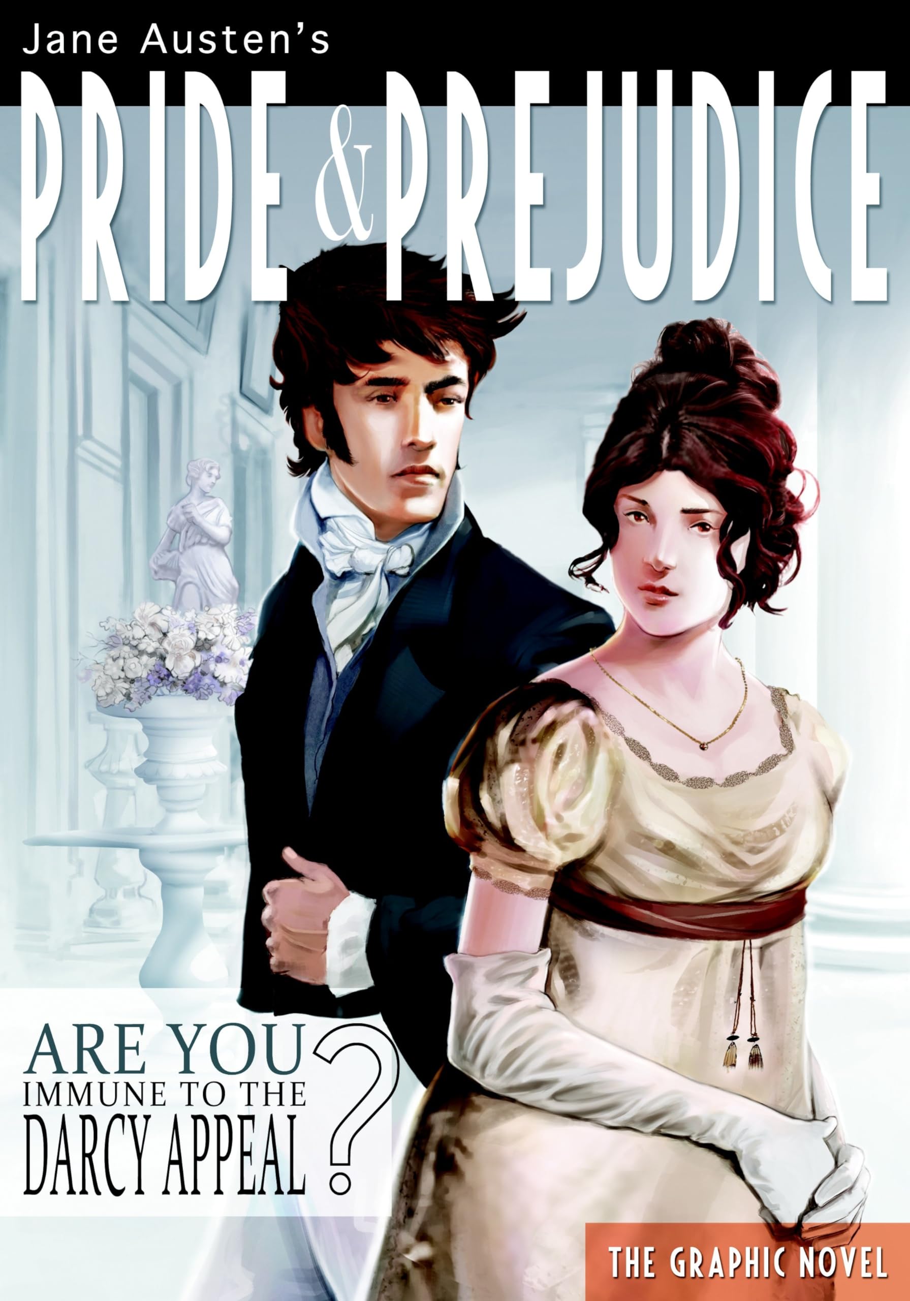 Front cover of the book 'Pride and Prejudice: The Graphic Novel (Campfire Graphic Novels)' by Jane Austen.