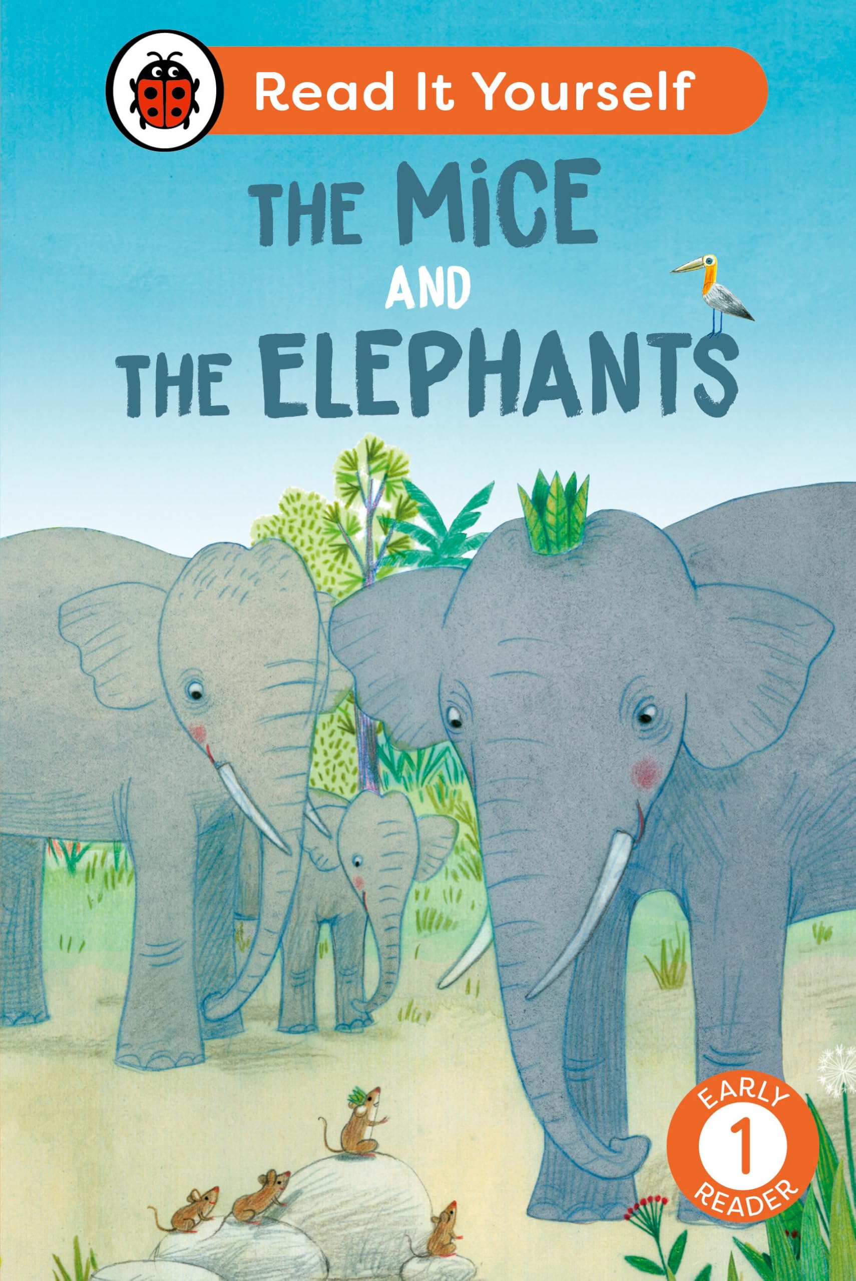 Front cover of the book 'The Mice and the Elephants: Read It Yourself - Level 1 Early Reader (Ladybird)' by Ladybird.