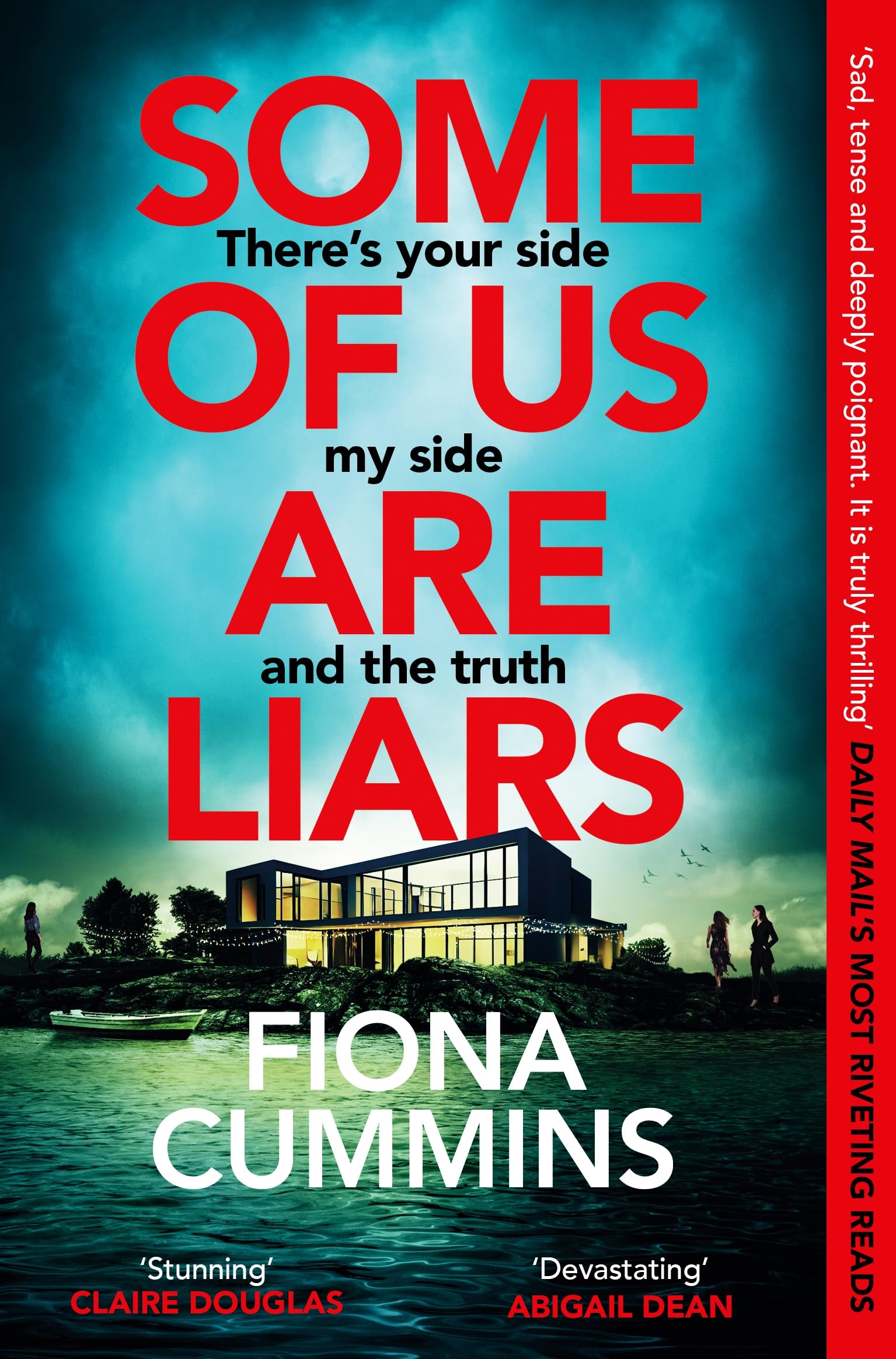 Front cover of the book 'Some of us are liars' by Fiona Cummins.
