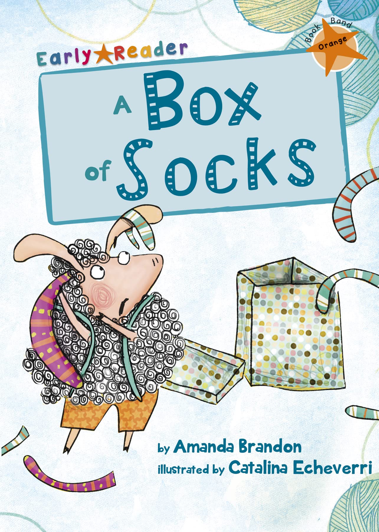 Front cover of the book 'A Box of Socks (Early Reader)' by Amanda Brandon.