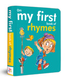 Front cover of the Board Book book 'My First Book of Rhymes NO AUTHOR' by Om Books.