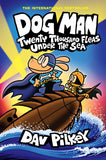 Front cover of the book 'Dog Man: Twenty Thousand Fleas Under the Sea: A Graphic Novel (Dog Man #11): From the Creator of Captain Underpants' by Dav Pilkey.