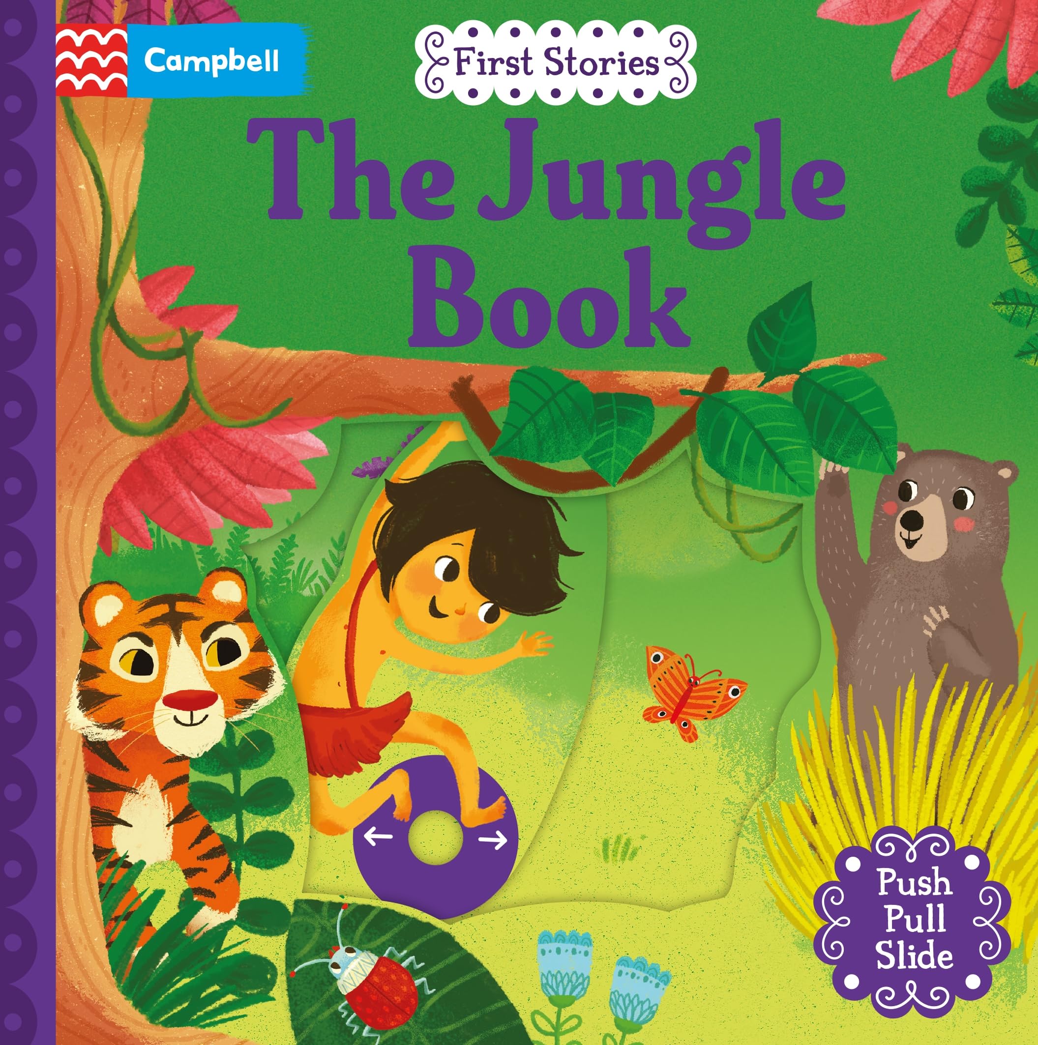 Front cover of the book 'The Jungle Book' by Miriam Bos.