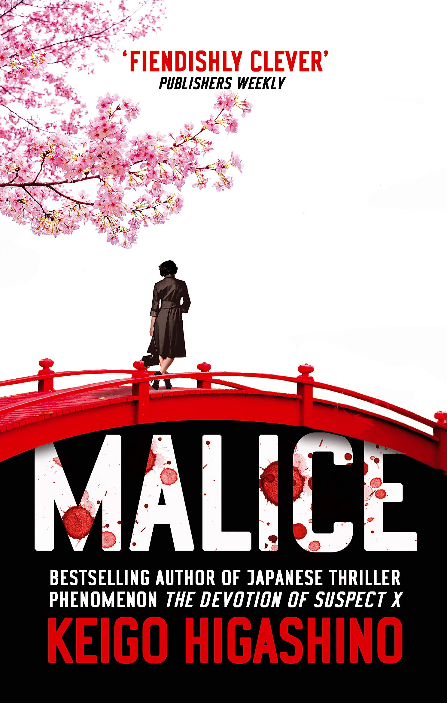 Front cover of the book 'Malice' by Higashino, Keigo.