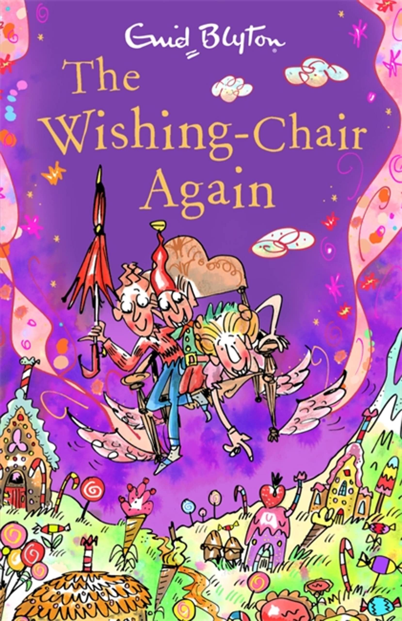 Front cover of the book 'The Wishing-Chair Again: Book 2' by Enid Blyton.