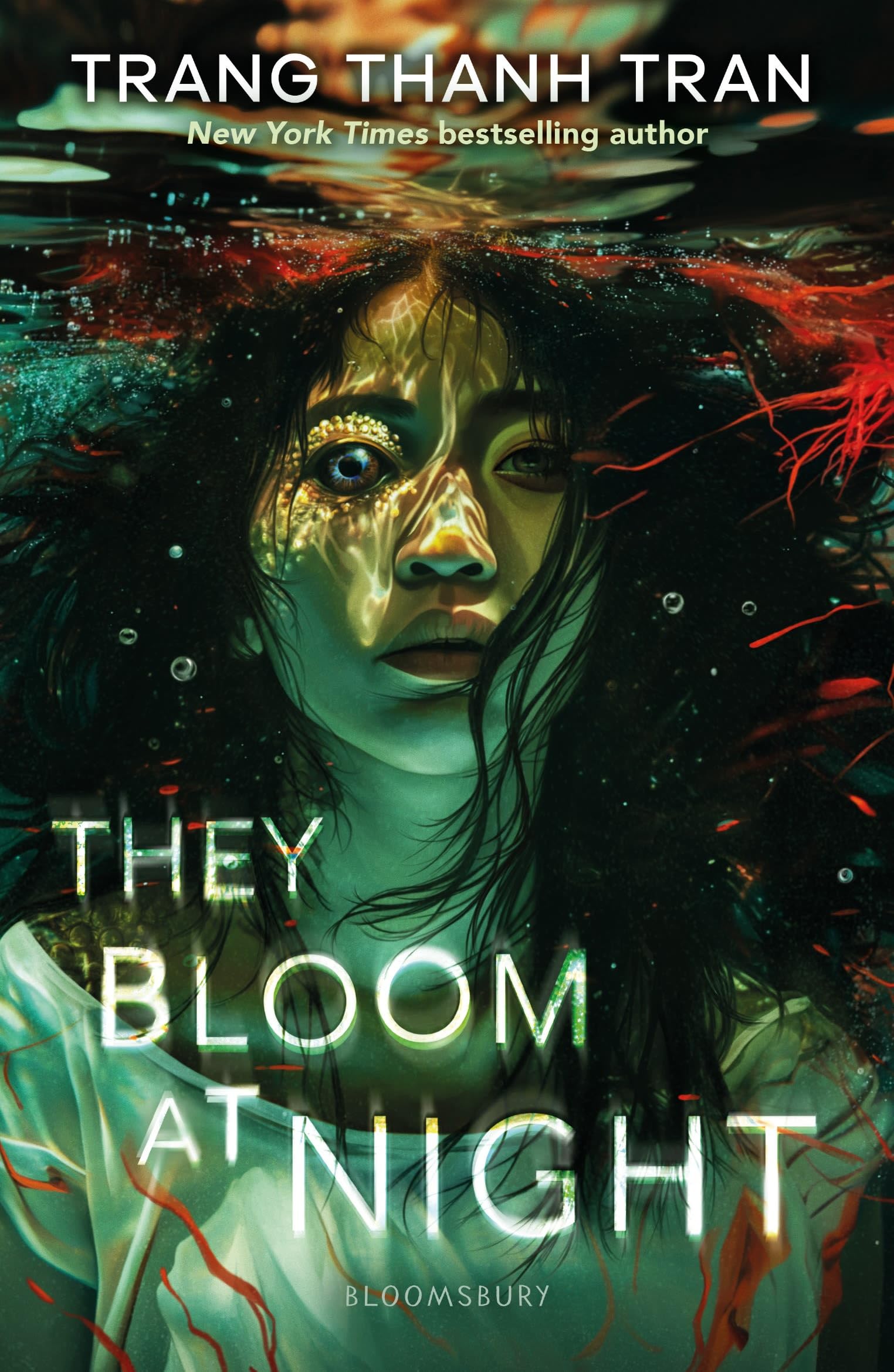 Front cover of the book 'Bloomsbury YA They Bloom at Night.' by Trang Thanh Tran.
