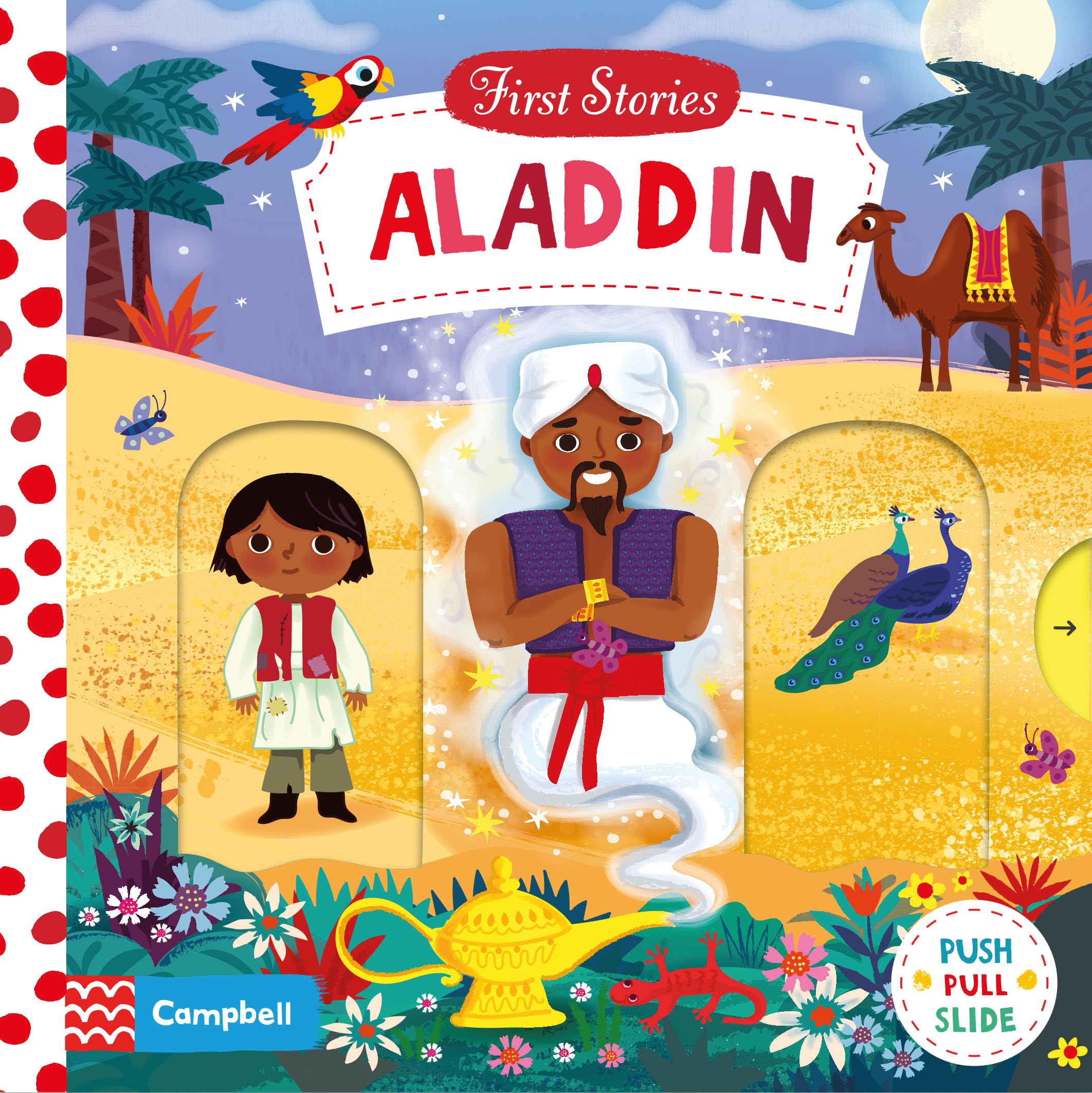 Front cover of the book 'Aladdin (First Stories)' by Amanda Enright.