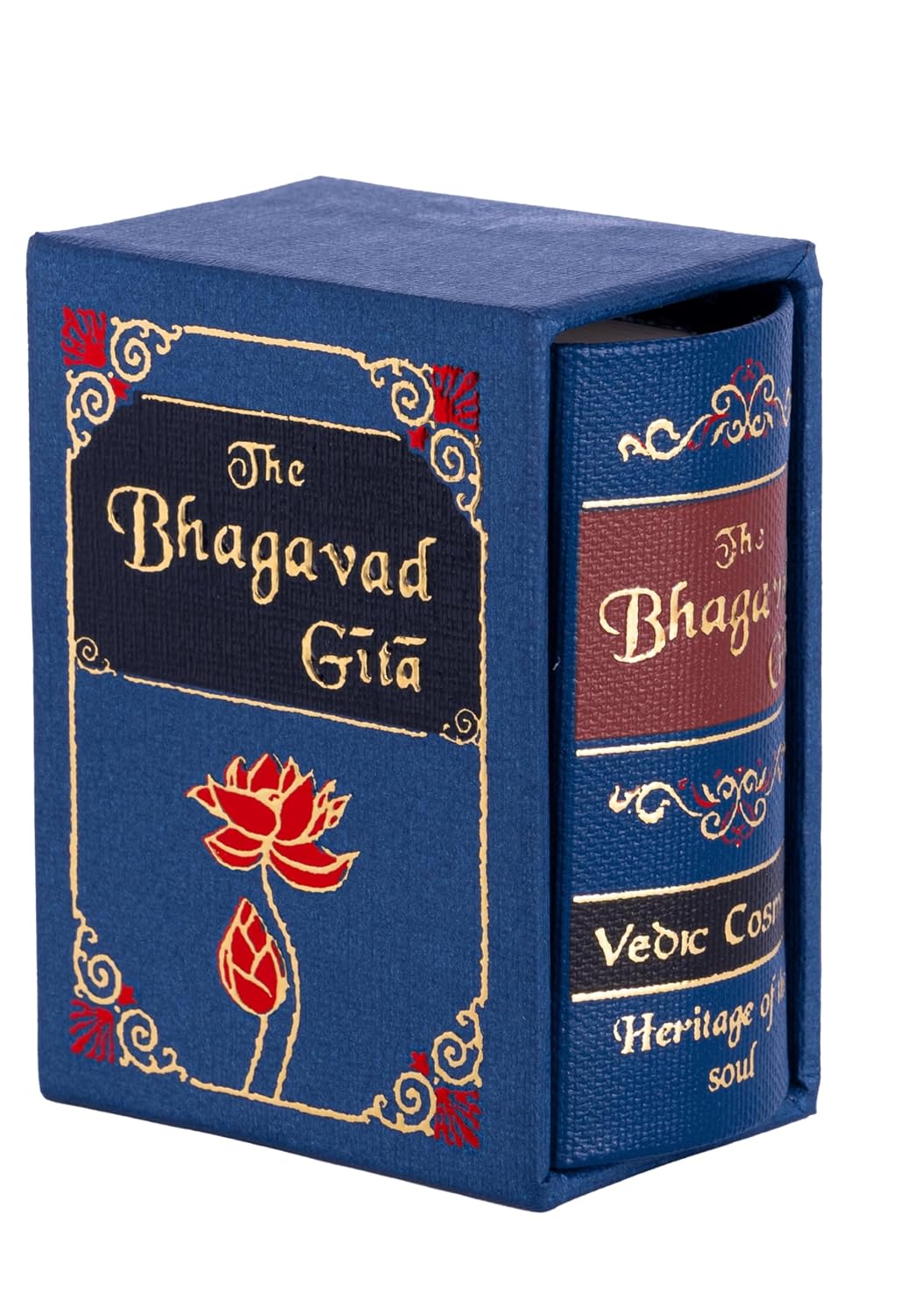 Bhagavad Gita Mini Book (H) (Foil Stamped, Miniature Sized 1.49 x 2.04", boxed) NYBooksHub