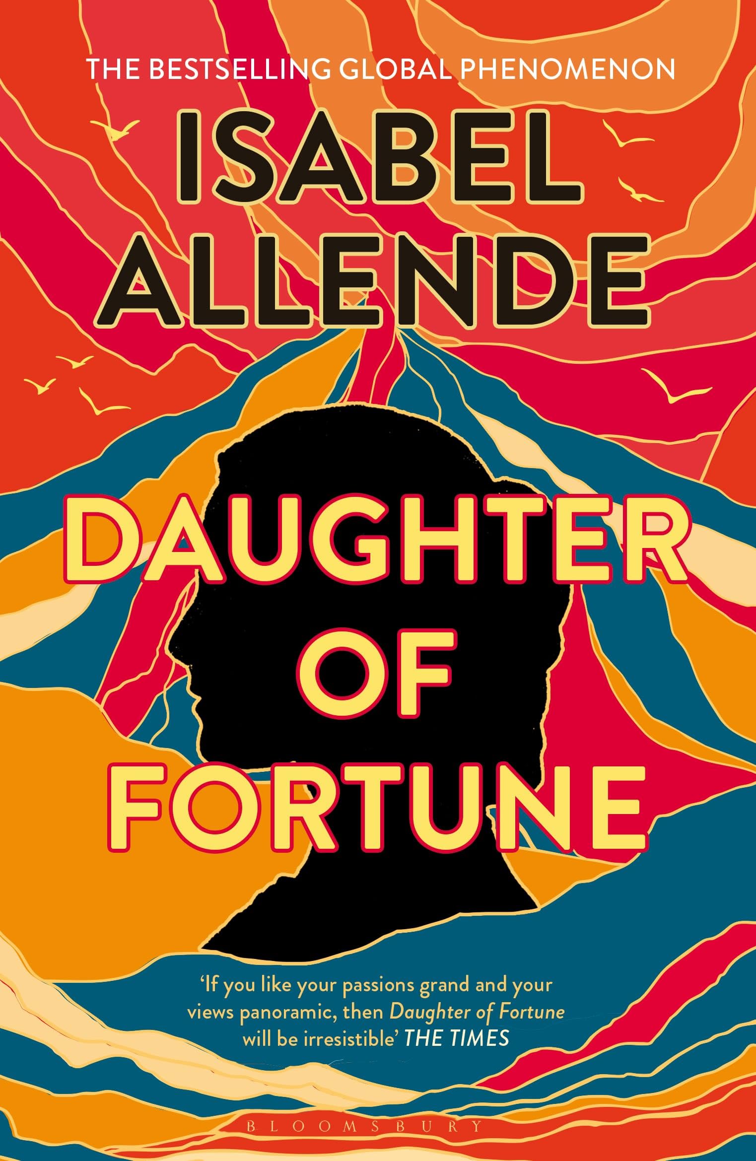 Front cover of the book 'Daughter of Fortune' by Isabel Allende.