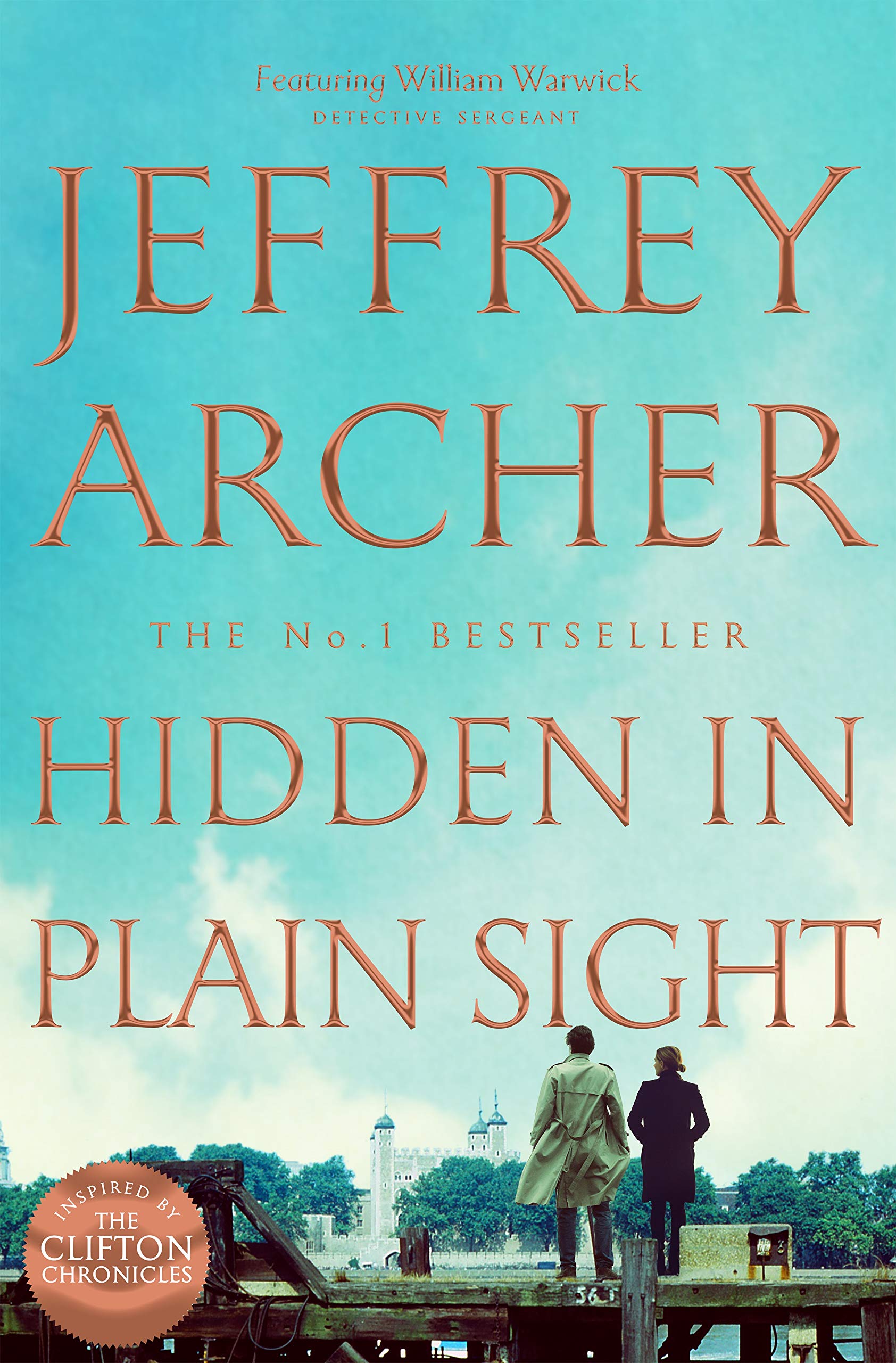 Front cover of the book 'Hidden in Plain Sight' by Jeffrey Archer.