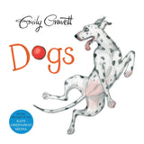 Front cover of the book 'Dogs' by Emily Gravett.