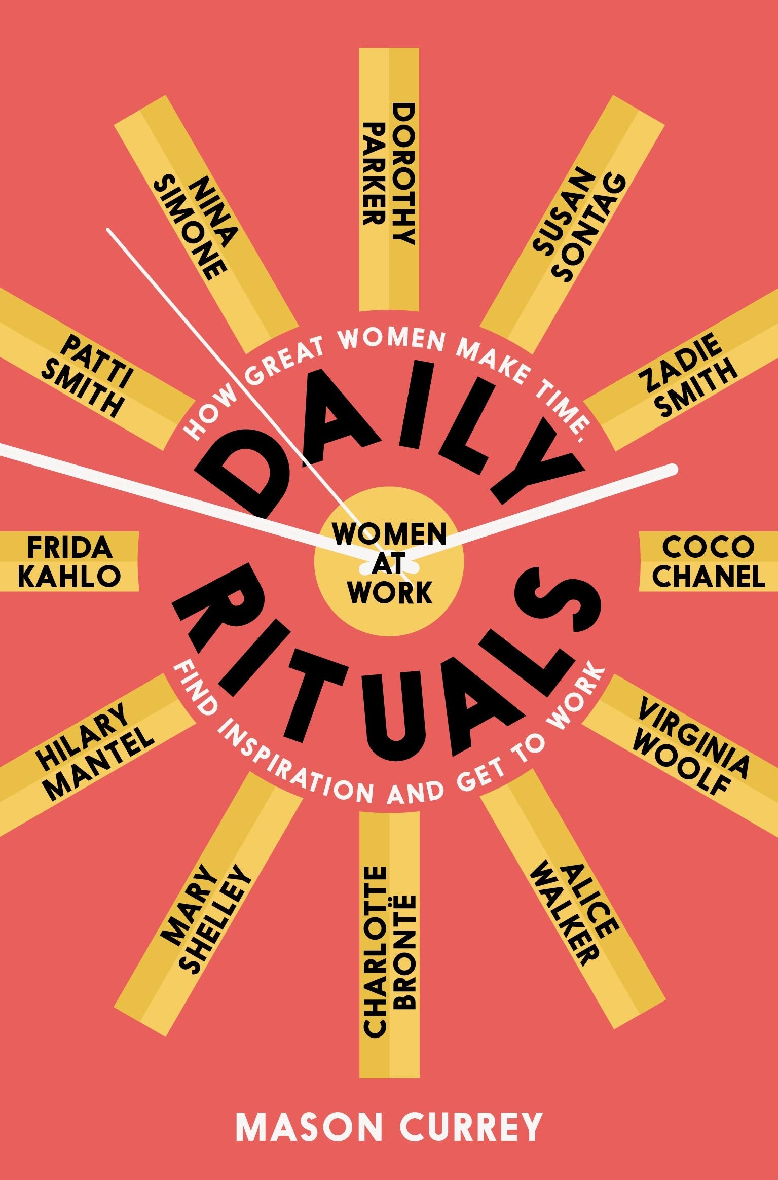 Front cover of the book 'Daily Rituals Women at Work: How Great Women Make Time, Find Inspiration, and Get to Work' by Mason Currey.