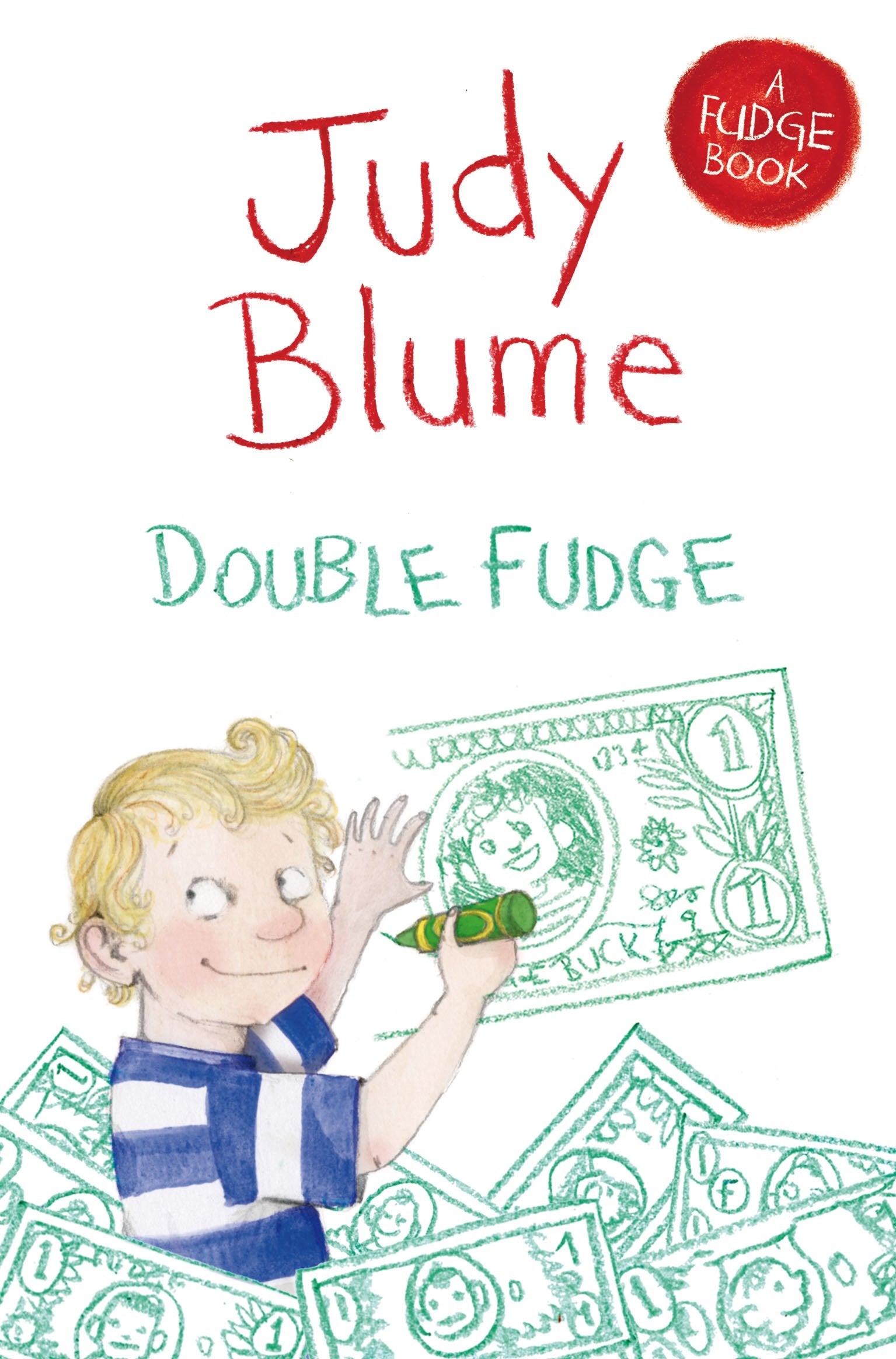Front cover of the book 'Double Fudge' by Judy Blume.