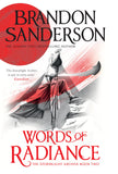 Front cover of the book 'Words of Radiance: The Stormlight Archive Book Two' by Brandon Sanderson.