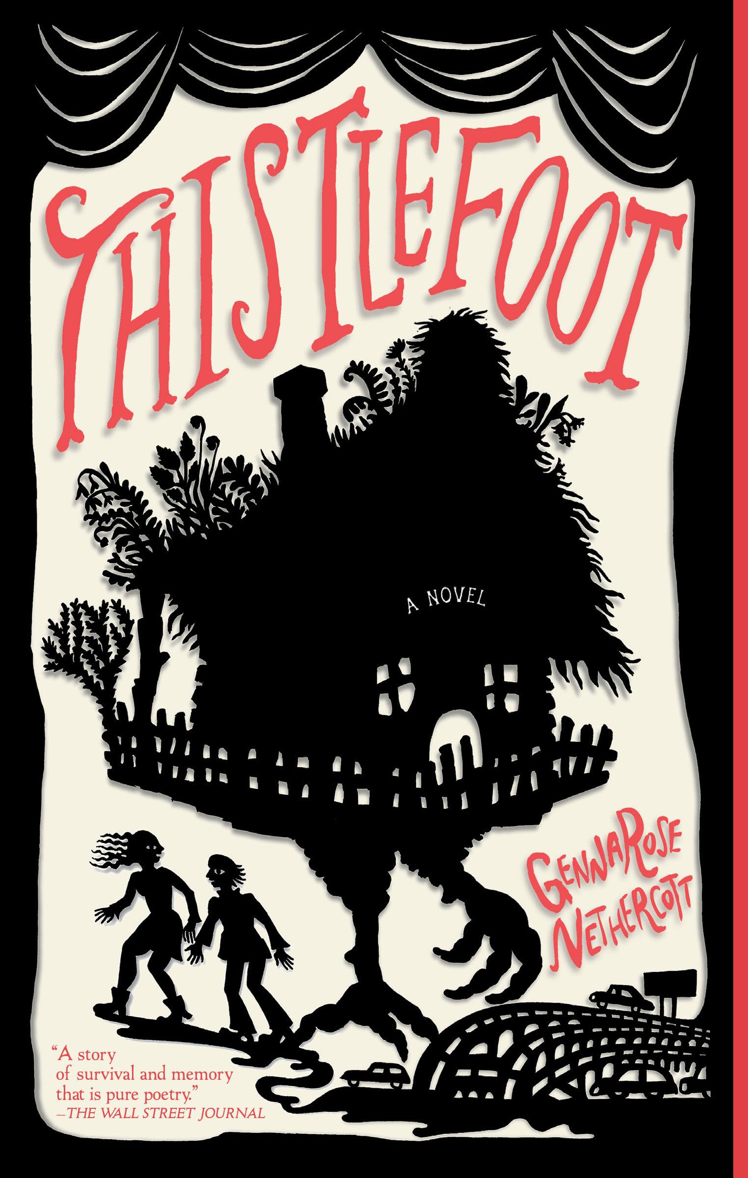 Front cover of the book 'Thistlefoot: A Novel' by Nethercott, GennaRose.