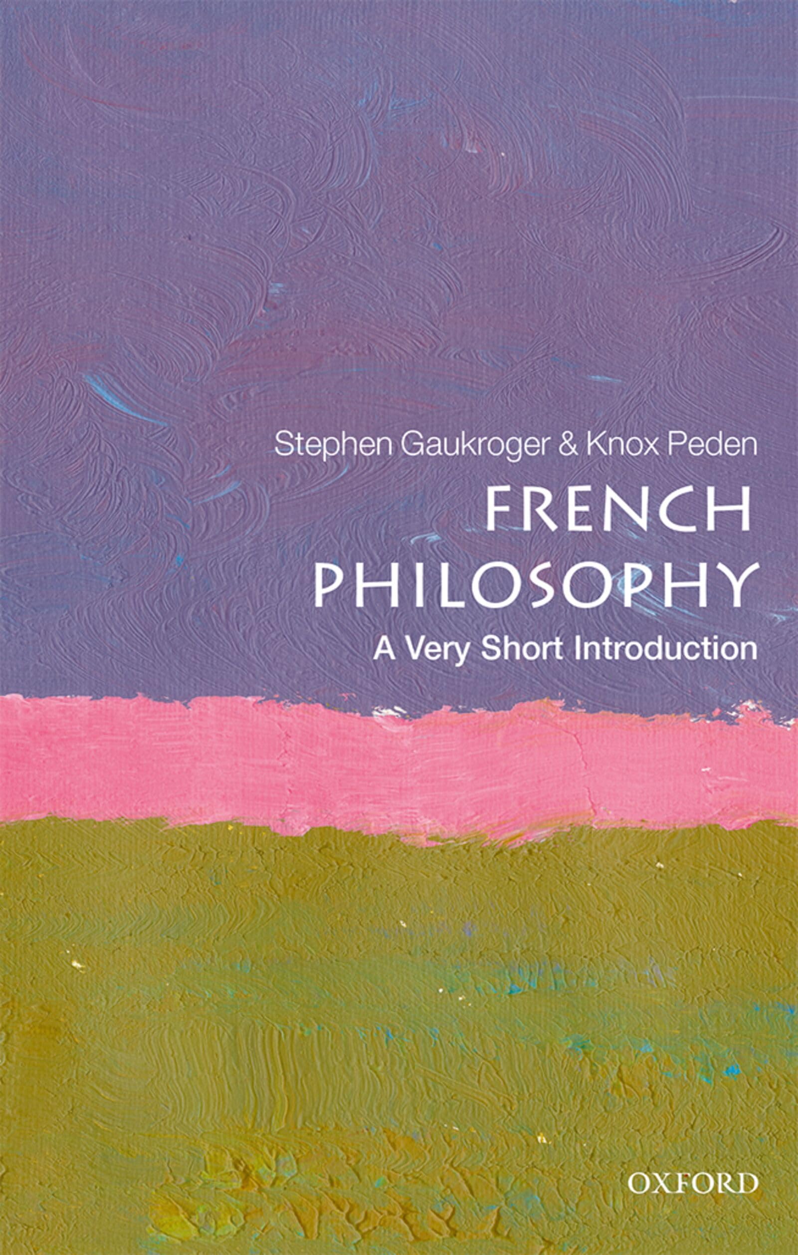 French Philosophy: A Very Short Introduction |9780198829171|