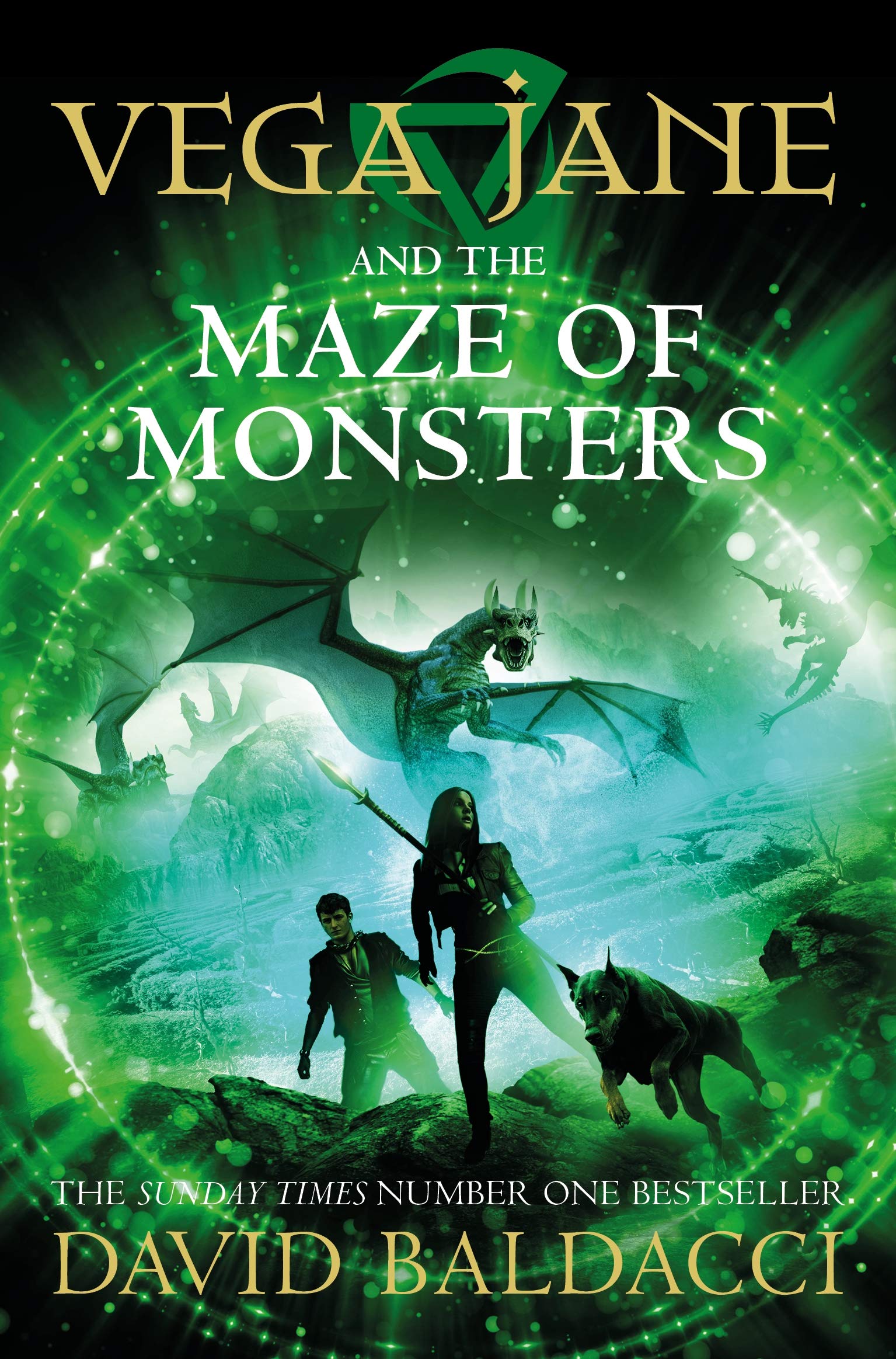 Front cover of the book 'Vega Jane and the Maze of Monsters' by David Baldacci.