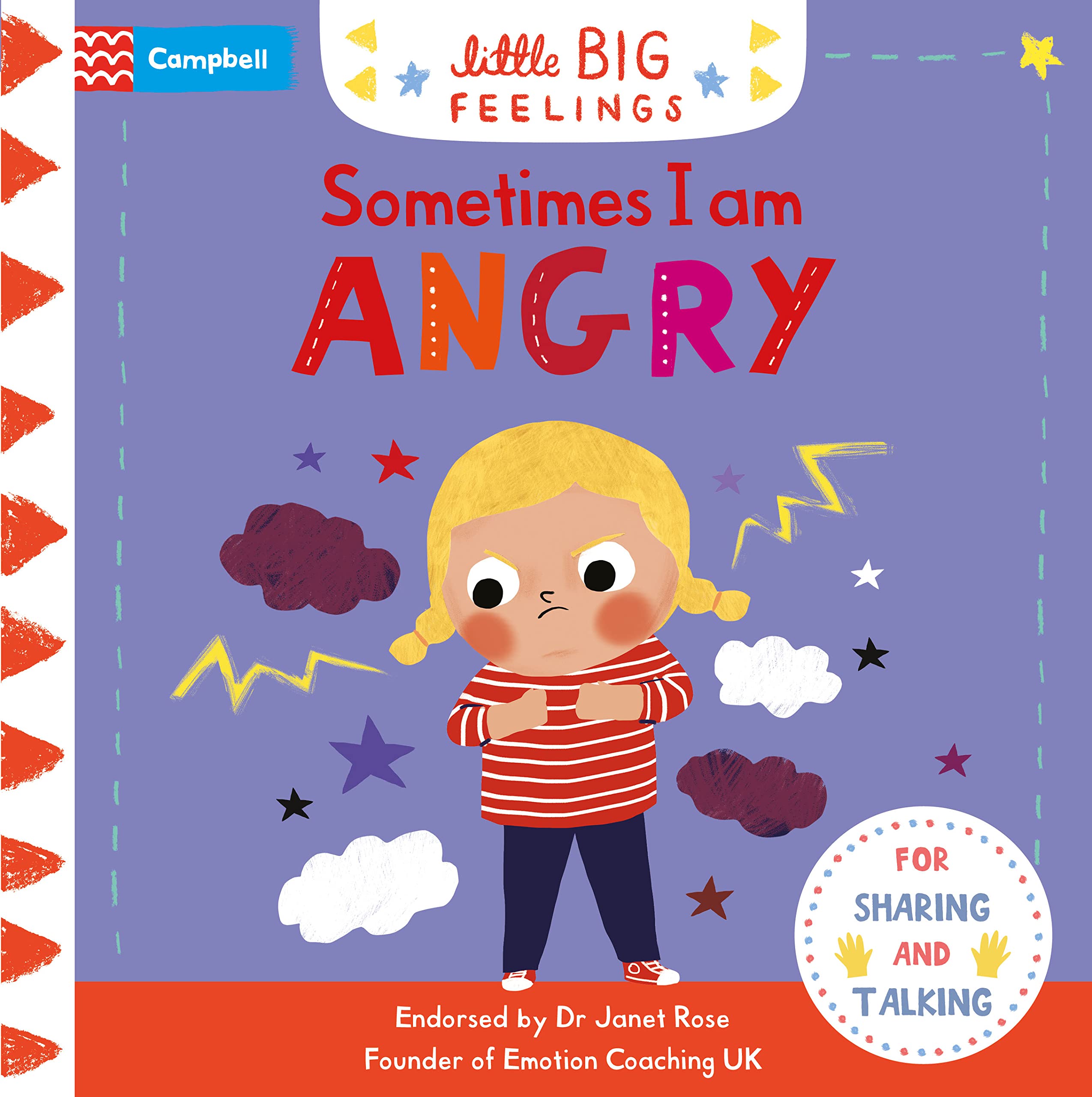 Front cover of the book 'Sometimes I Am Angry (Little Big Feelings)' by Marie Paruit.