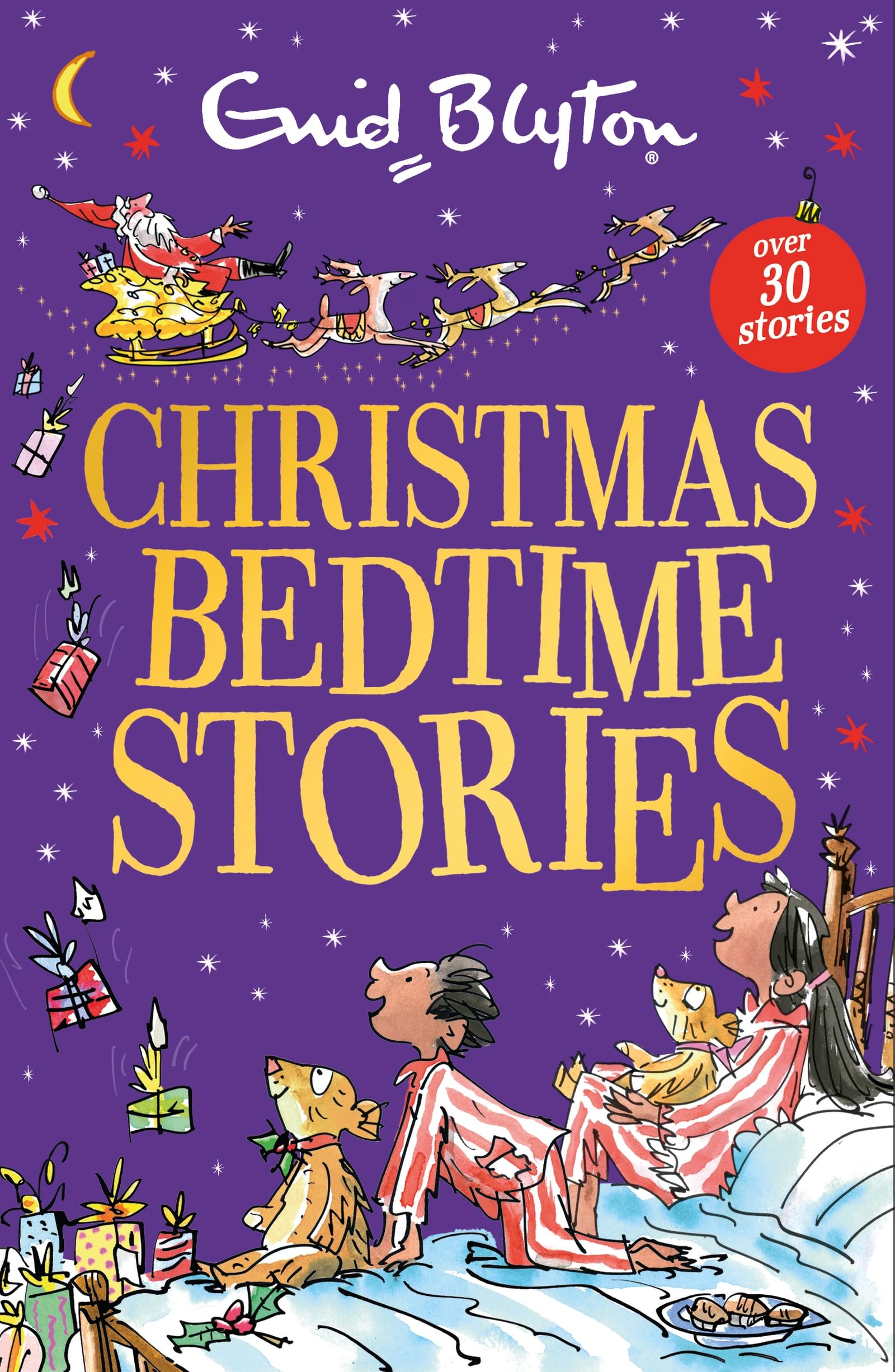 Front cover of the book 'Christmas Bedtime Stories' by Blyton, Enid.