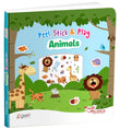 Front cover of the book 'Peel, Stick, and Play Animal Reusable Puffy Stickers Book for Kids - Interactive Activity Book with 100+ Stickers for En' by Pegasus.