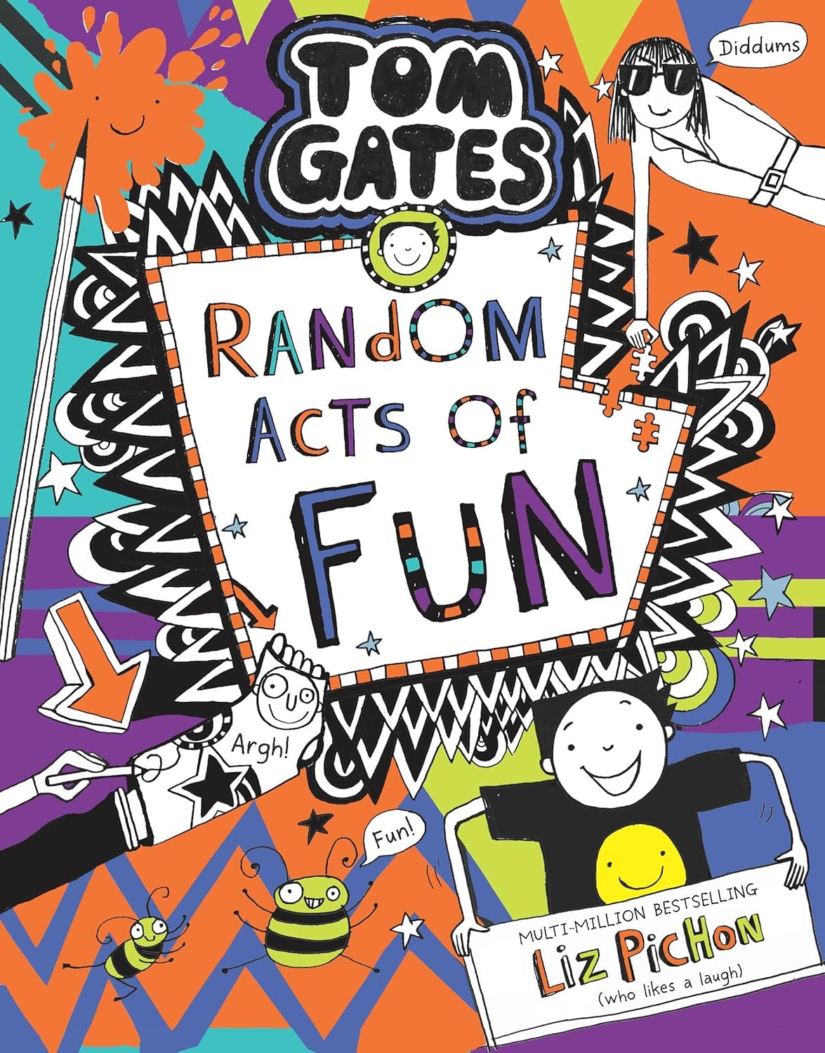 Front cover of the book 'Tom Gates #19: Random Acts of Fun' by Liz Pichon.