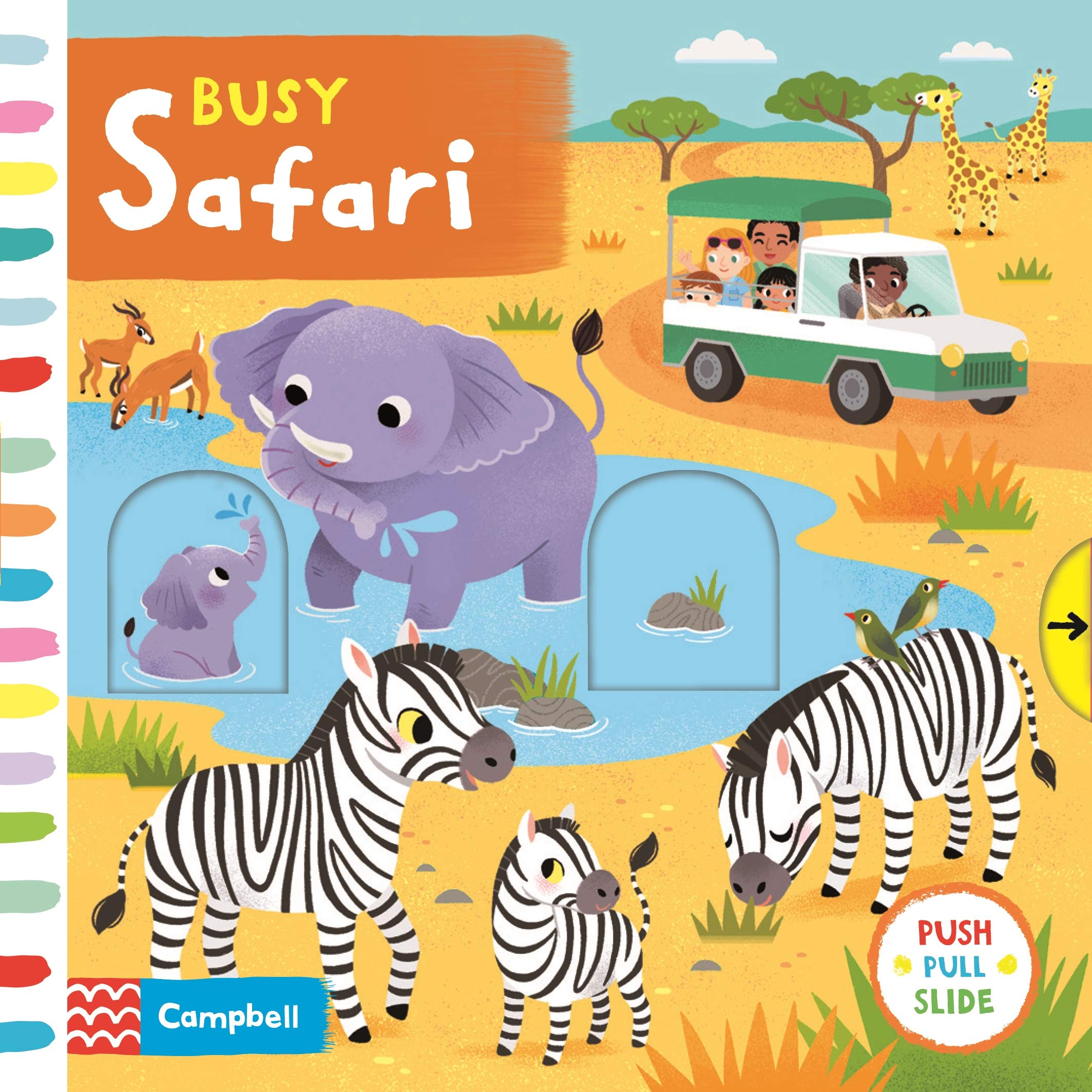 Front cover of the book 'Busy Safari (Campbell Busy Books)' by Na.