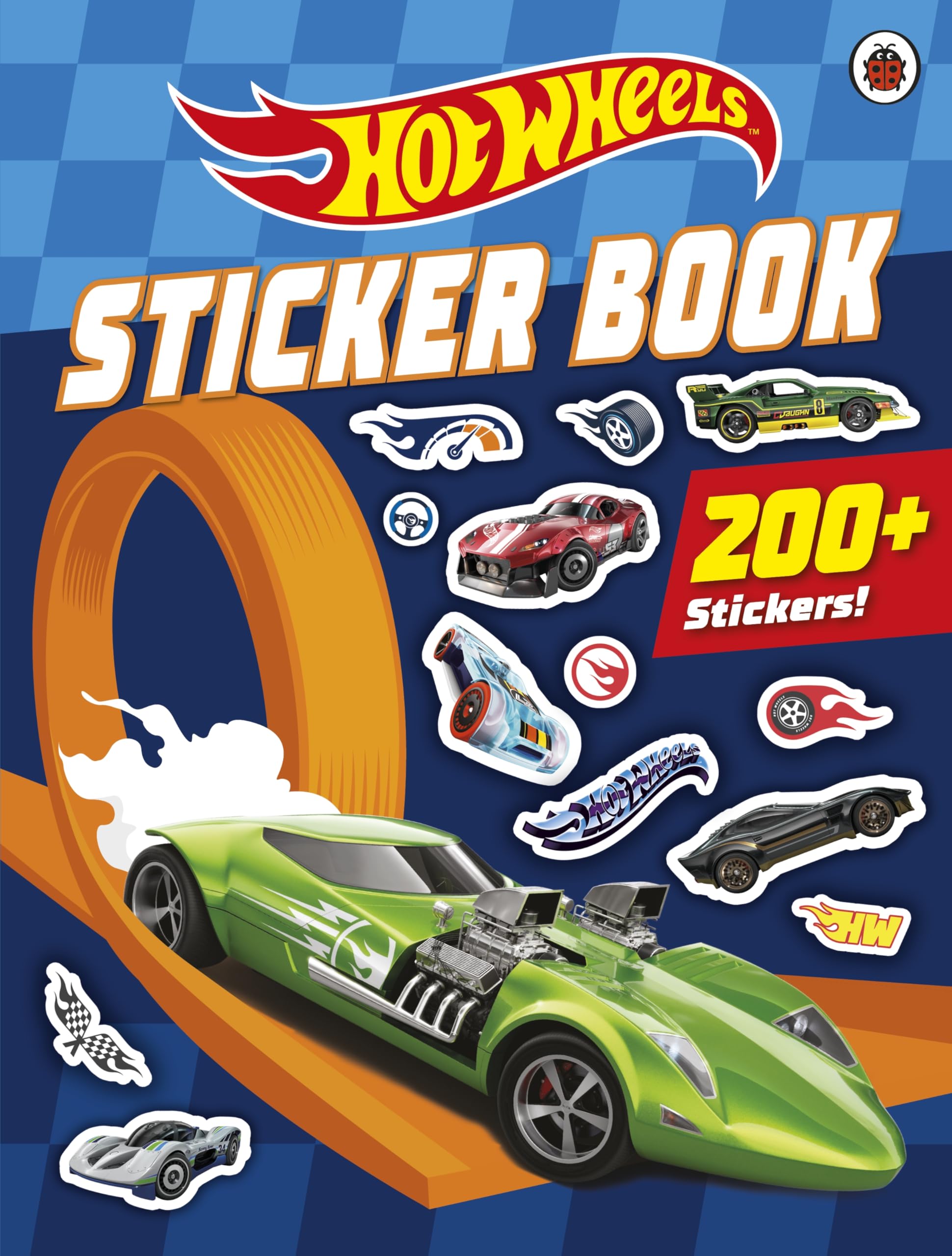 Front cover of the book 'Ladybird Hot Wheels Sticker Book.' by Hot Wheels.